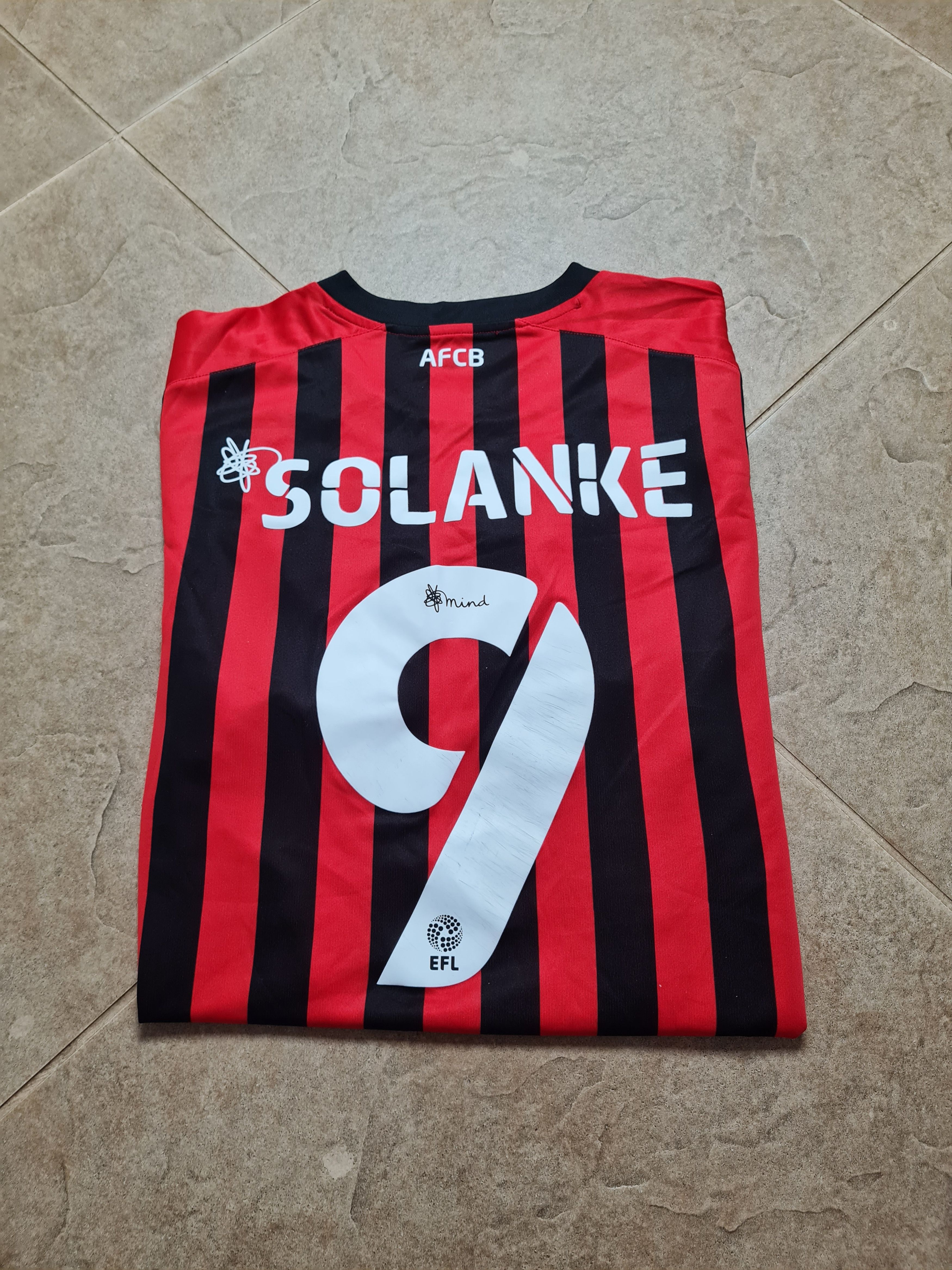 Umbro Jersey Dominic Solanke #9 Afc Bournemouth Soccer Shirt Umbro Size US M / EU 48-50 / 2 - 18 Thumbnail