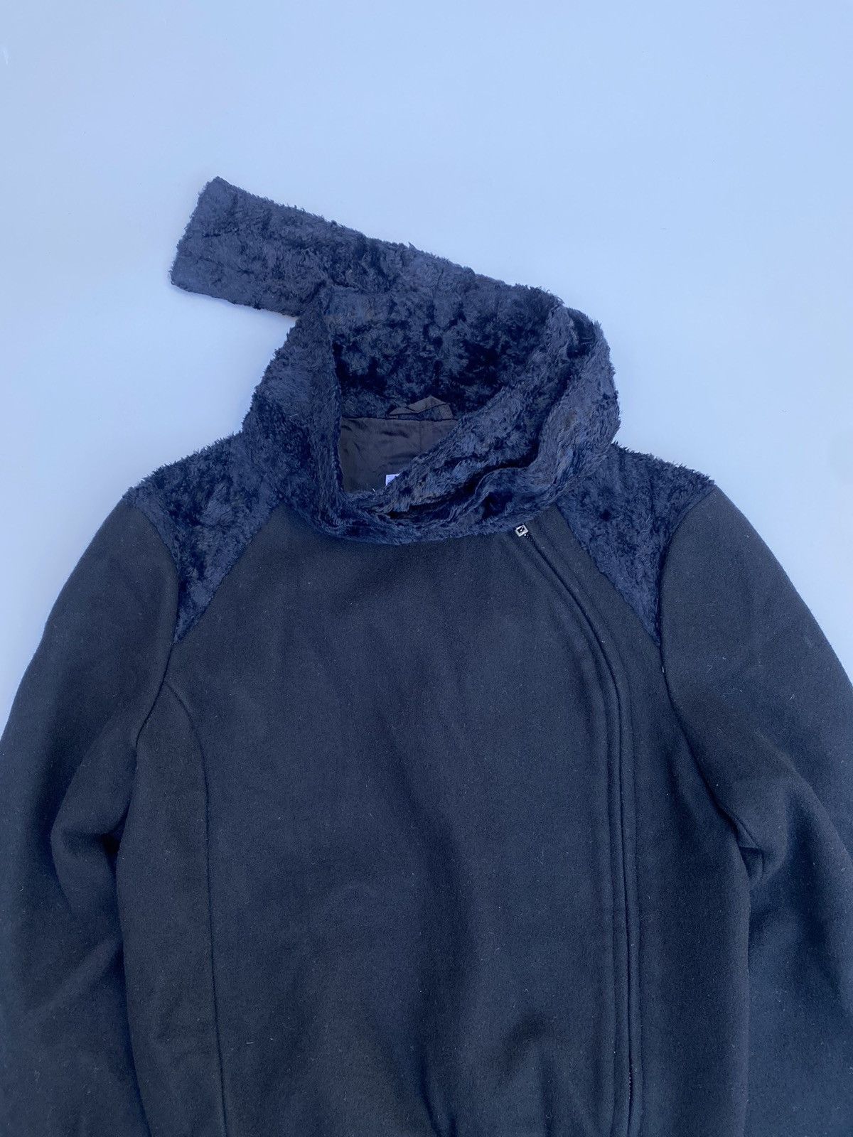 Costume National Fall 2000- Spiral Zip Wool/Nylon Blend Jacket Size S / US 4 / IT 40 - 5 Thumbnail