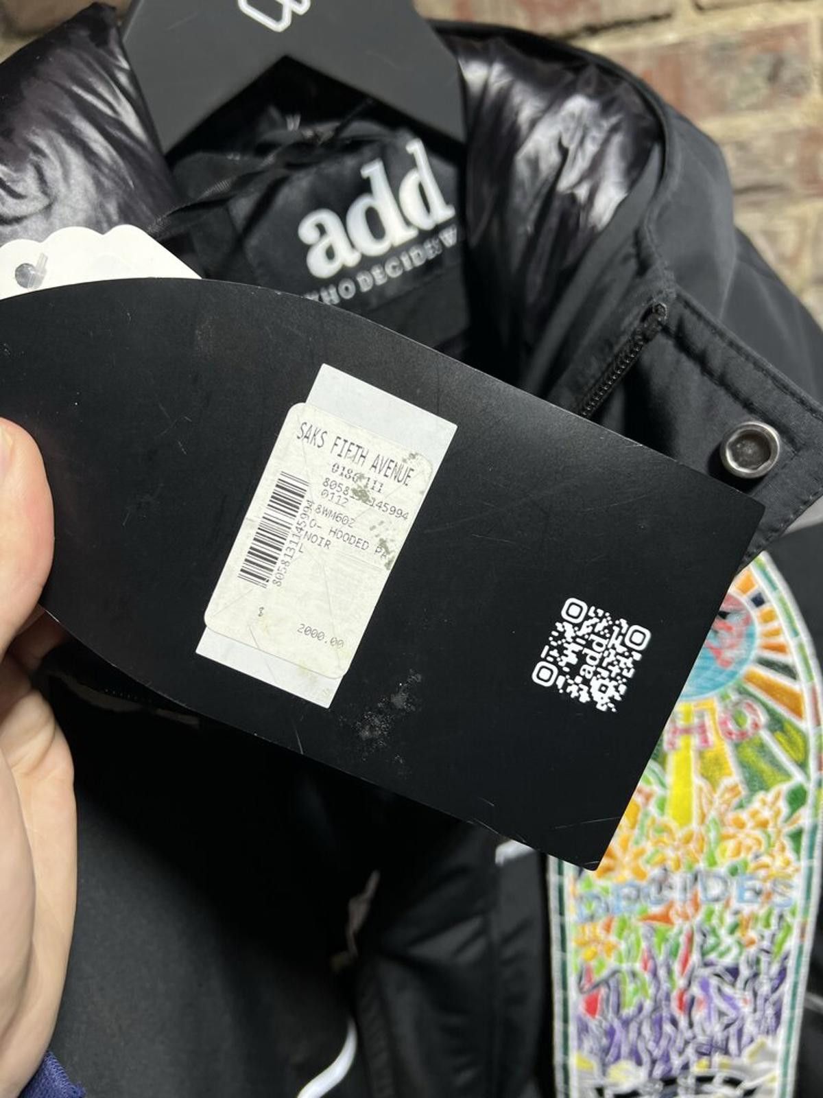 Who Decides War Who Decides War x Add Down Parka Sz. L Size ONE SIZE - 5 Thumbnail