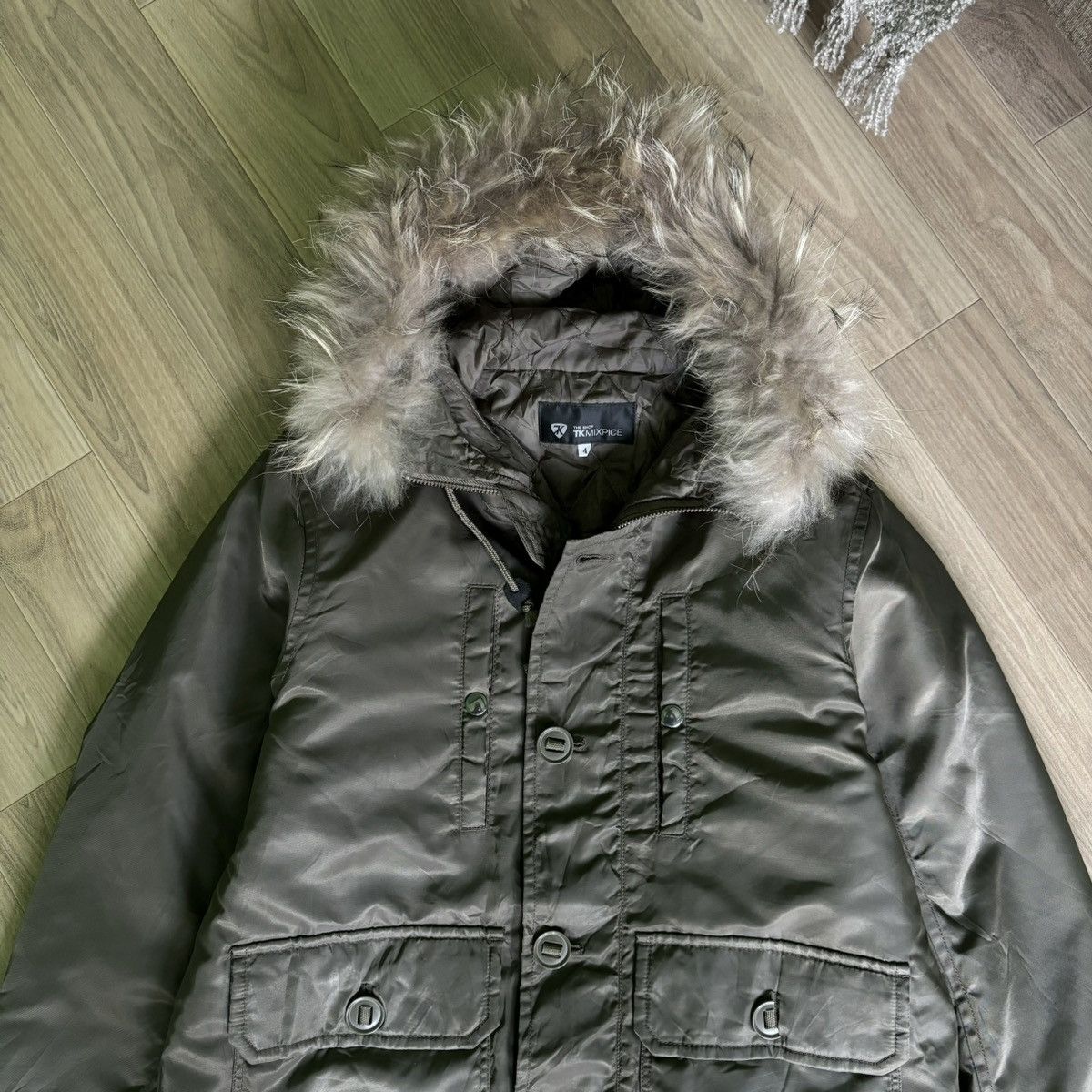 14th Addiction × If Six Was Nine × Le Grande Bleu (L.G.B.) TKMIXPICE Fur jacket LGB ifsixwasnine style Size US L / EU 52-54 / 3 - 3 Thumbnail