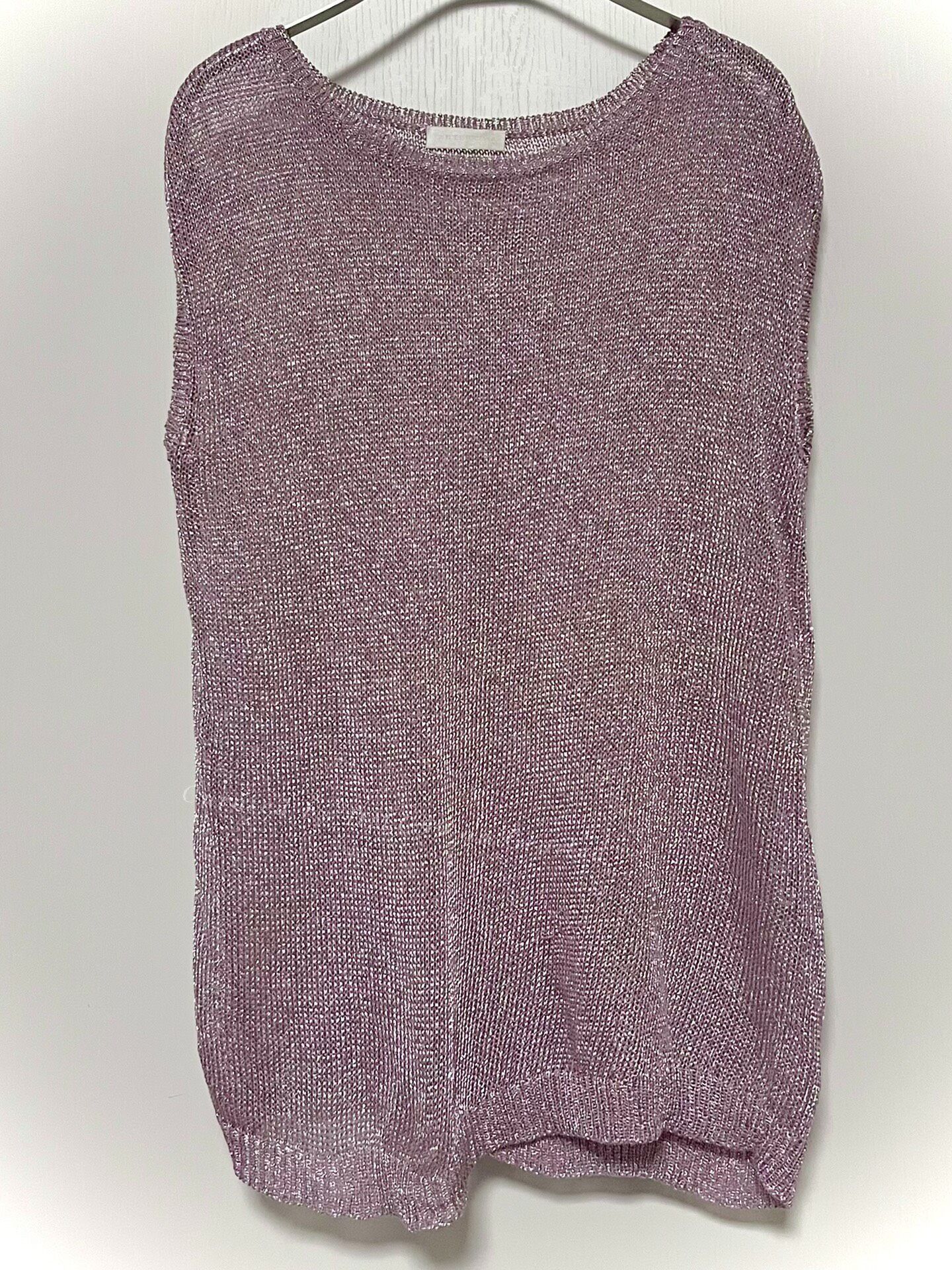 ANTEPRIMA ANTEPRIMA Metallic Knit Vest Size S / US 4 / IT 40 - 1 Thumbnail