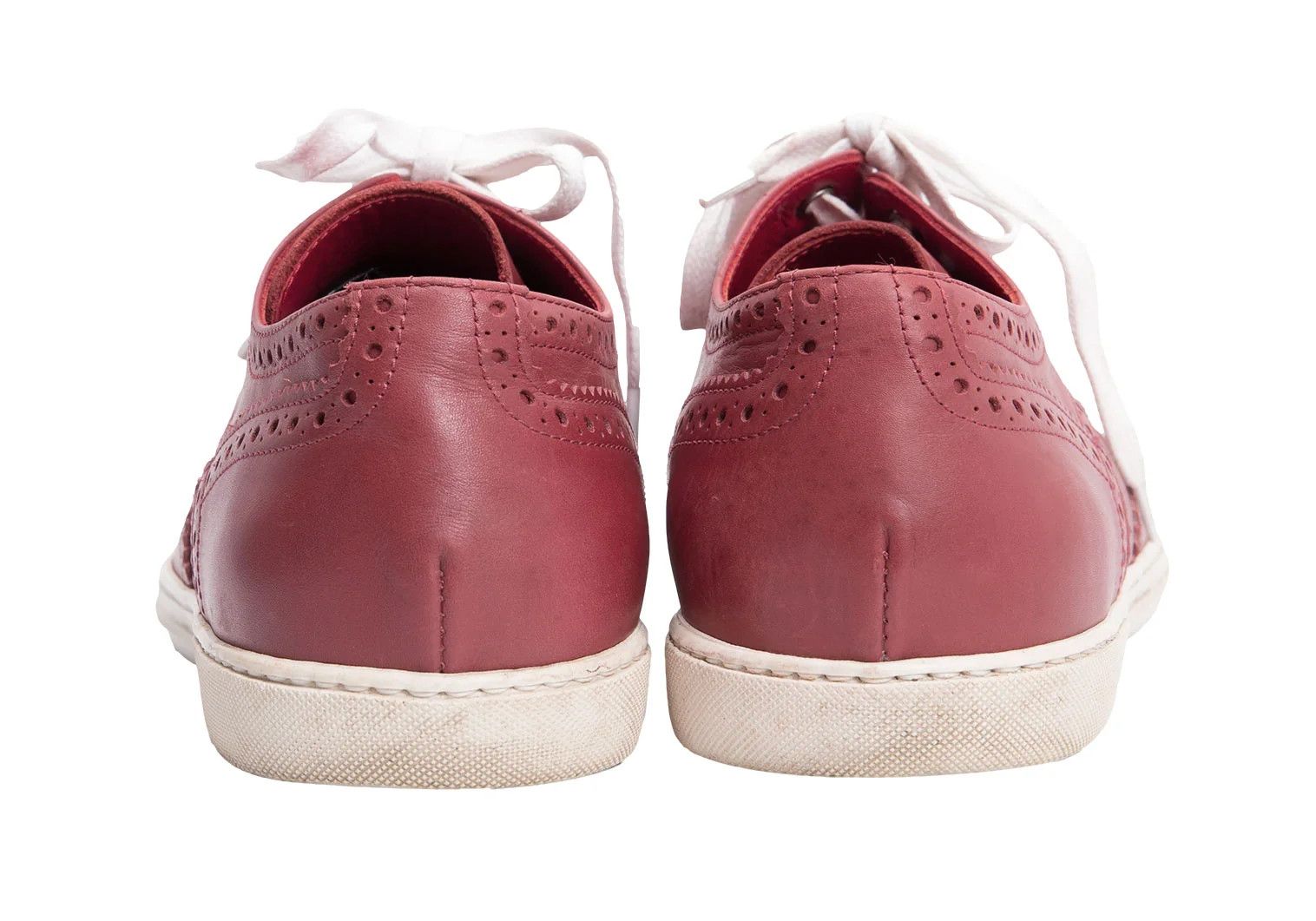 Junya Watanabe Red Wingtip Leather Shoes Size 26cm in Good Condition Size US 8 / EU 41 - 5 Thumbnail