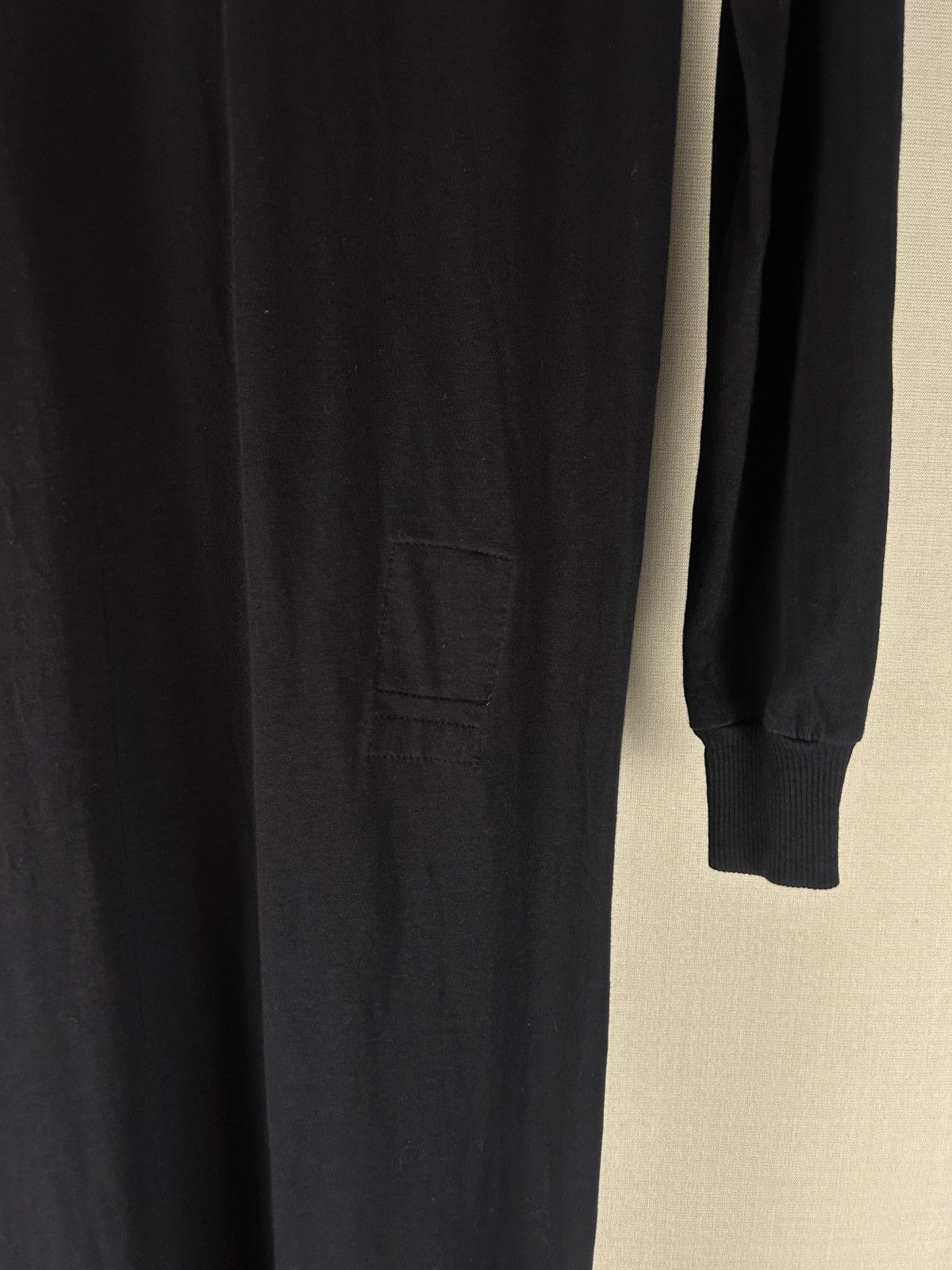 Rick Owens Drkshdw Rick Owens DRKSHDW Black Cotton Long-Sleeve Maxi Dress Size XS / US 0-2 / IT 36-38 - 4 Thumbnail