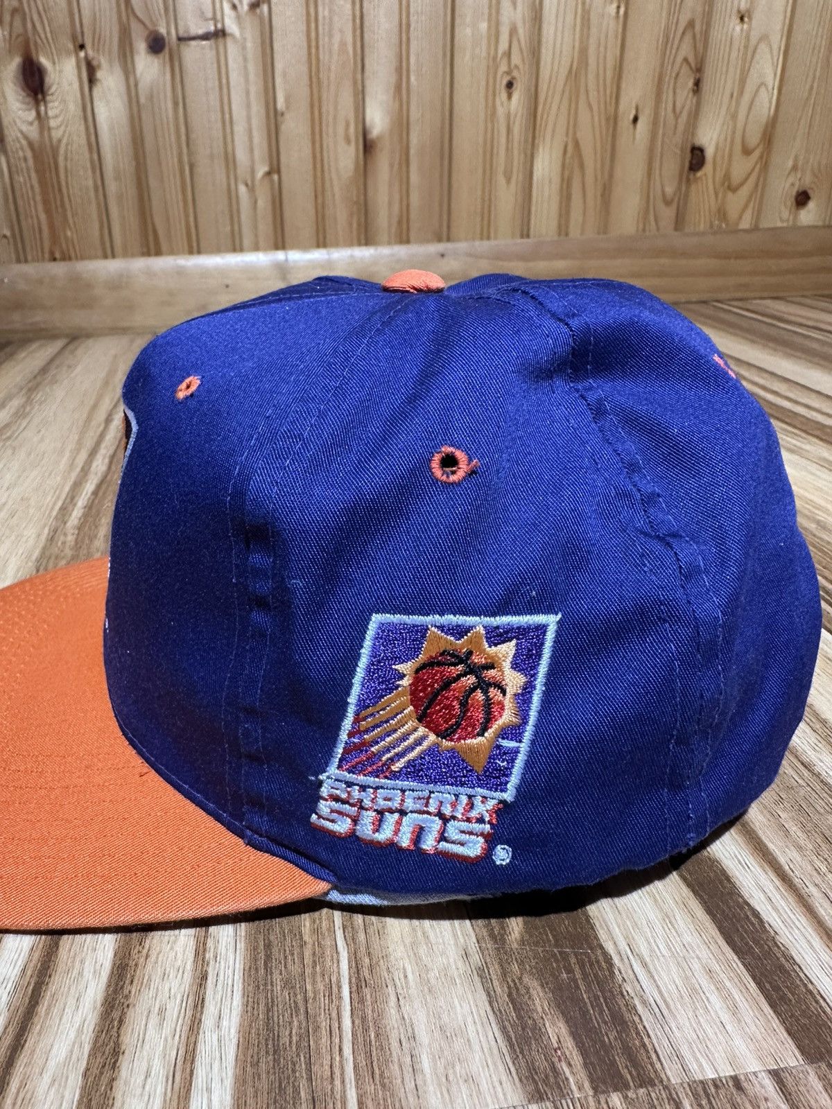 NBA Vintage 90’s Phoenix Suns Blue and Orange Cap Size ONE SIZE - 5 Thumbnail