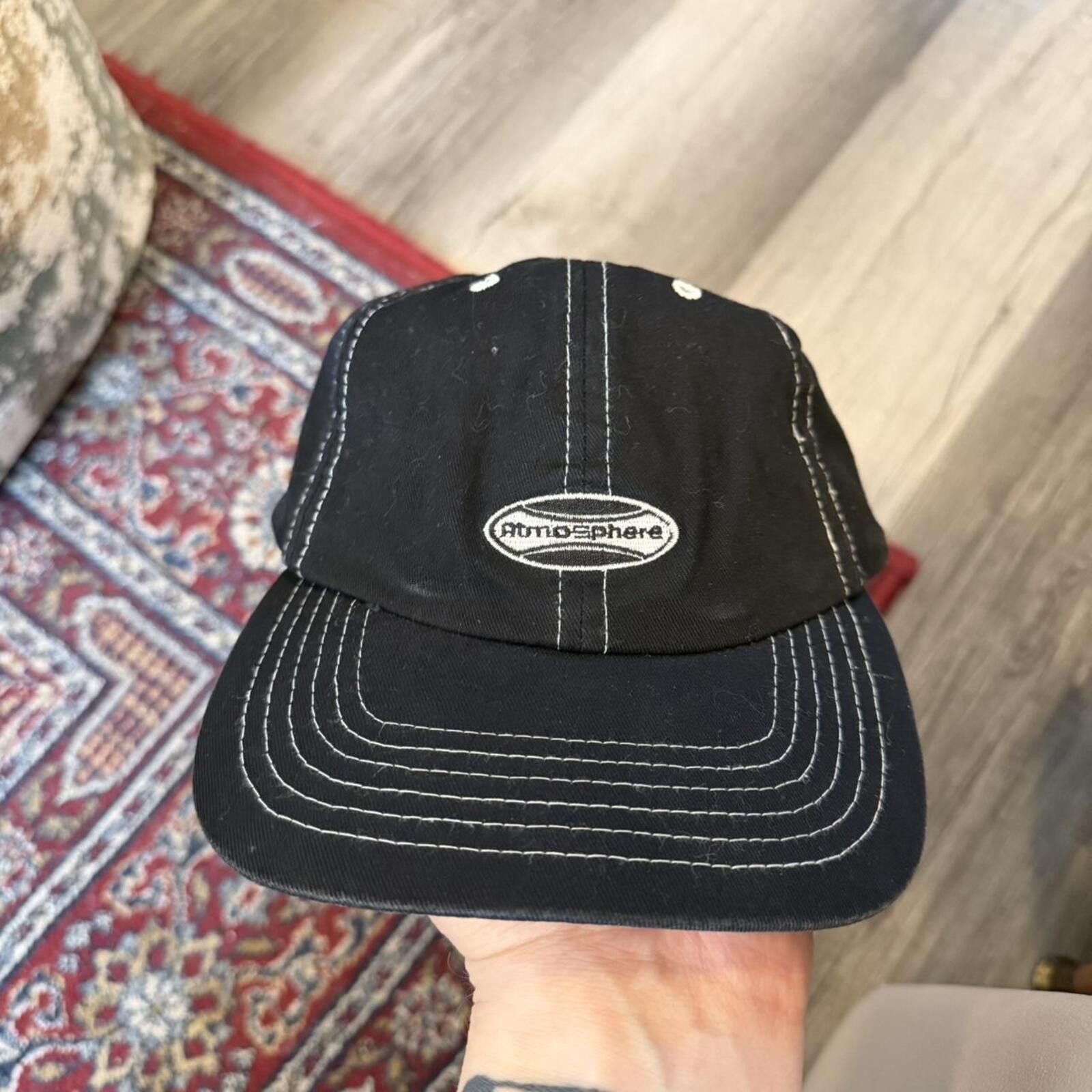 Other Vintage atmosphere stretch back hat 00s OS Size ONE SIZE - 1 Thumbnail