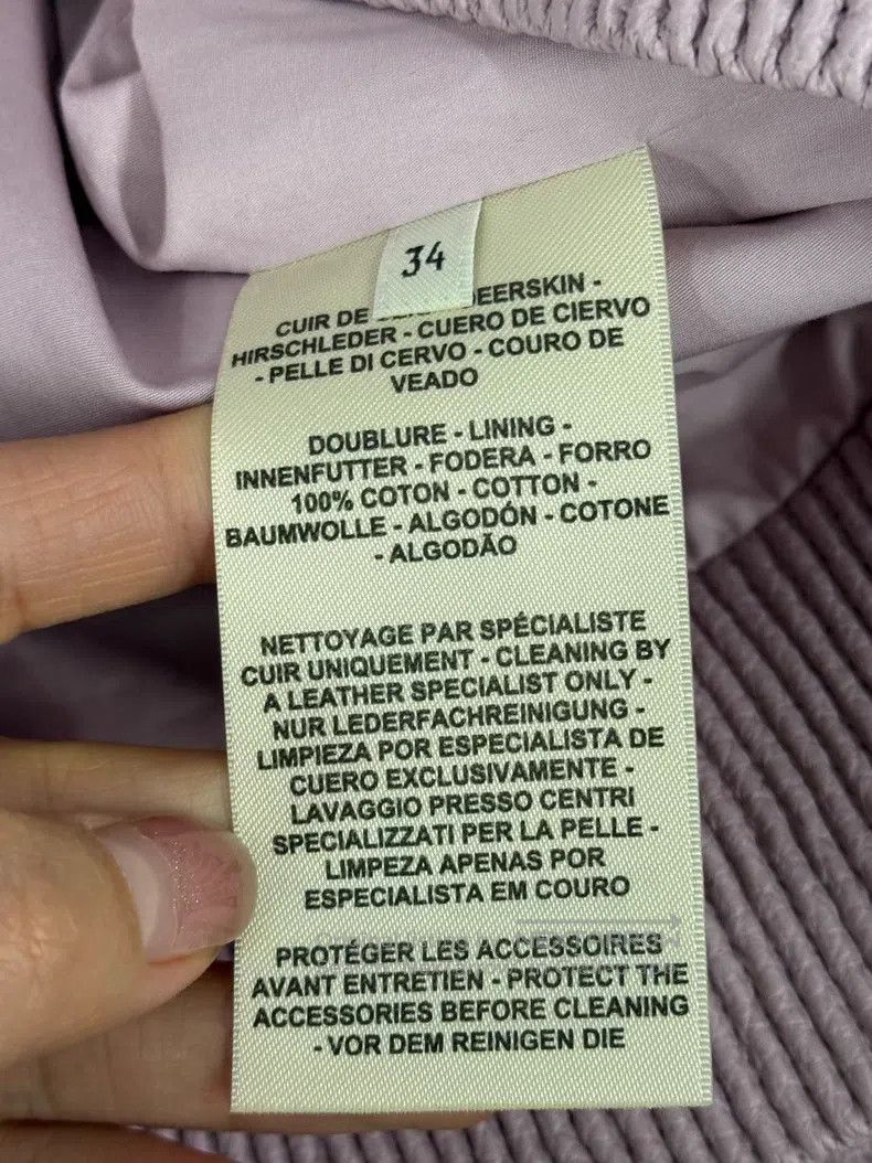 Hermes Hermes Pink Deer Skin Jacket Size XXS / US 00 / IT 34 - 5 Thumbnail