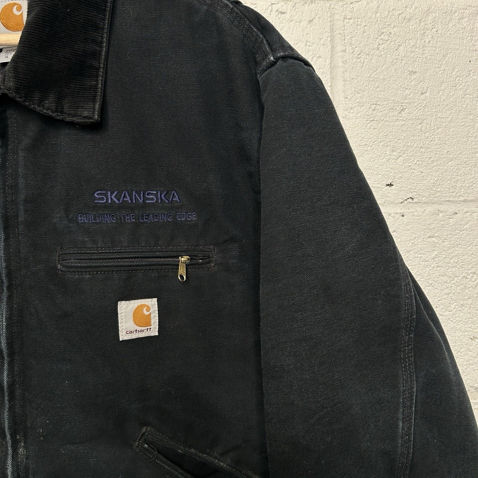 Carhartt Y2K Carhartt Blanket-Lined Detroit Jacket “Black” J001 BLK Size US XL / EU 56 / 4 - 7 Thumbnail