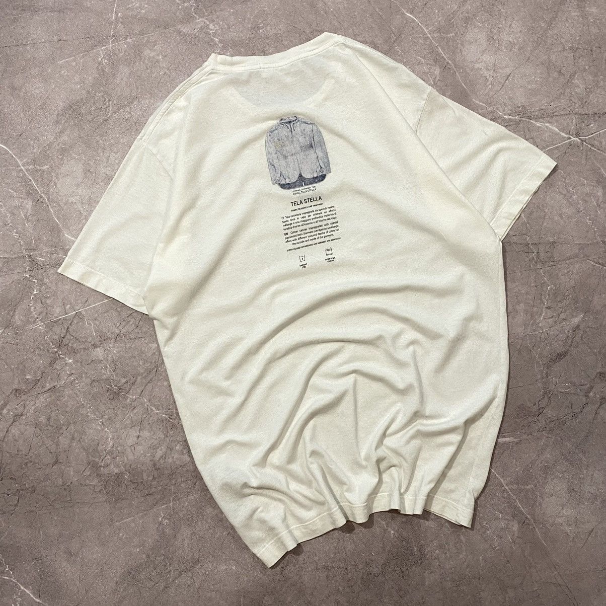 Massimo Osti STONE ISLAND TEE ARCHIVIO TEE TELA STELLA BIG LOGO Size US L / EU 52-54 / 3 - 9 Thumbnail