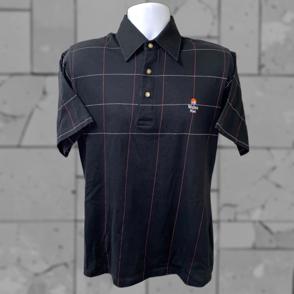 Vintage VINTAGE Aureus Mens Black Short Sleeve Golf Polo Shirt M Size US M / EU 48-50 / 2 - 1 Thumbnail