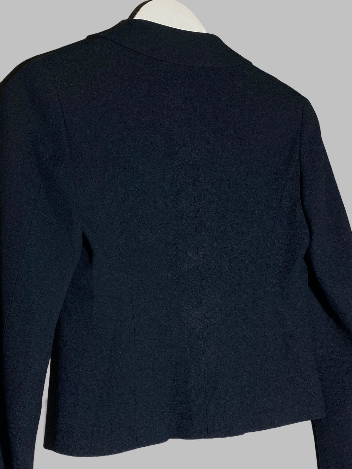 Chanel Chanel Navy Blue Blazer Embellished Rhinestone Button Jacket Size XS / US 0-2 / IT 36-38 - 20 Thumbnail