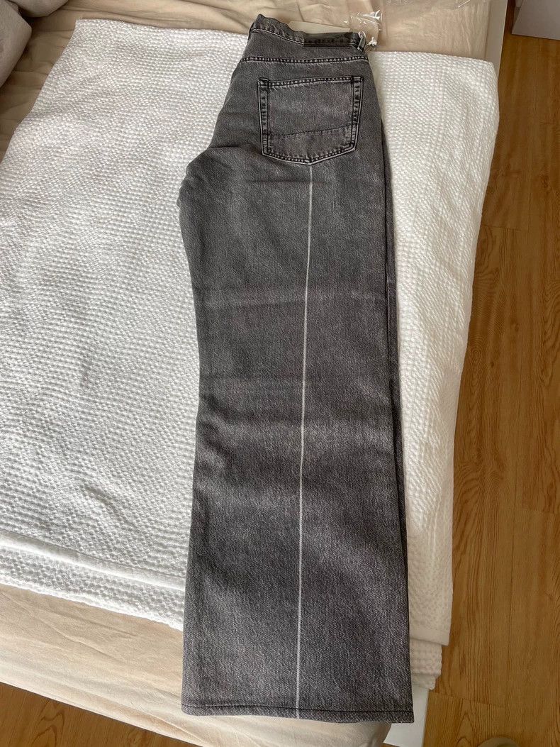Our Legacy Our Legacy Black and gray patchwork jeans with double ring Size US 32 / EU 48 - 6 Thumbnail