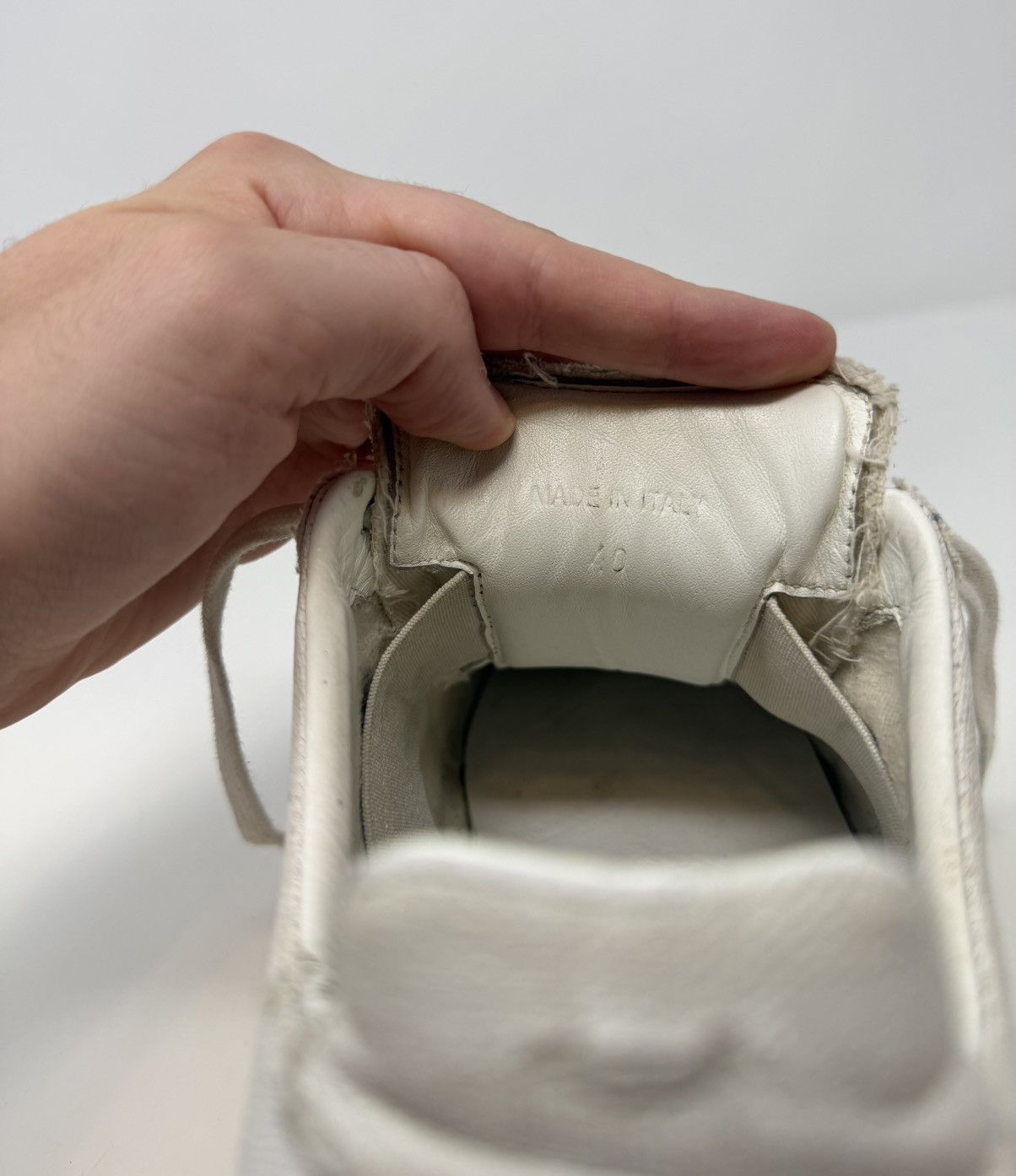 Maison Margiela Maison Margiela Replica Paint Splatter GAT Sneaker White Size US 7 / EU 40 - 7 Thumbnail