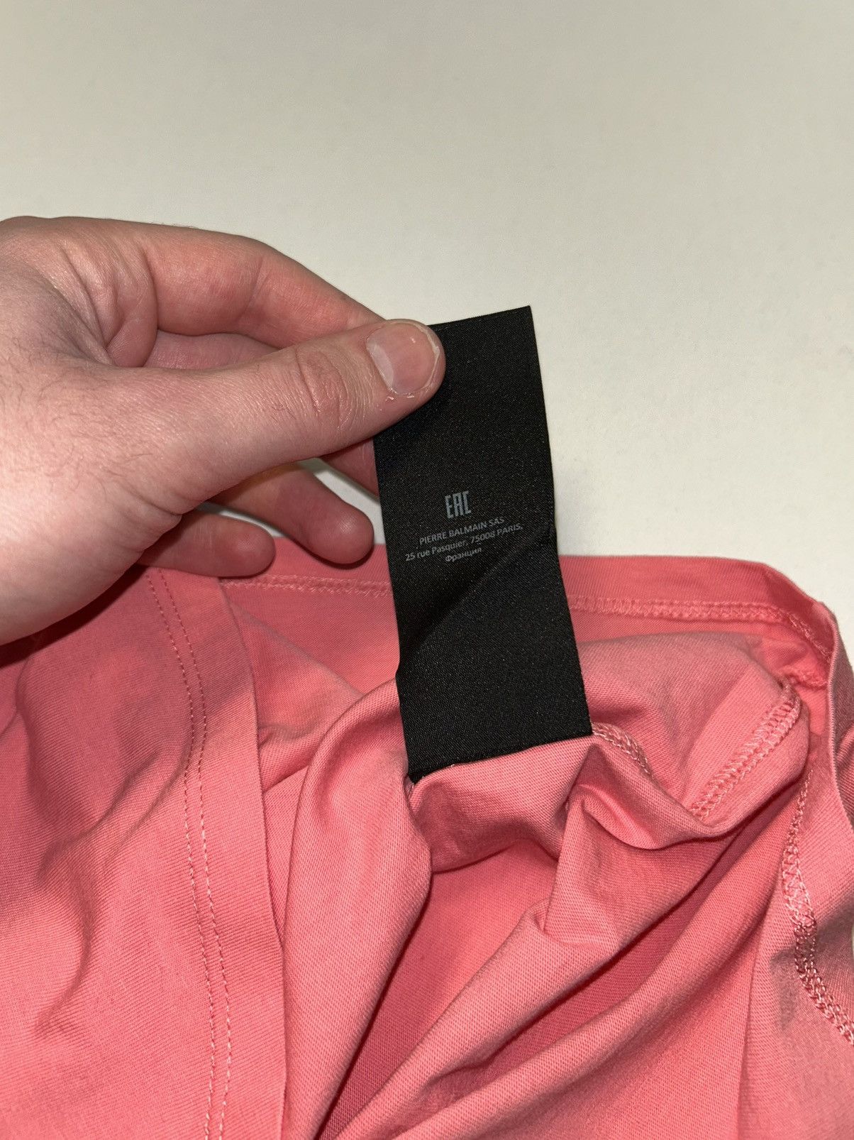 Balmain 2021 Pink Logo Tanktop Size US S / EU 44-46 / 1 - 11 Thumbnail