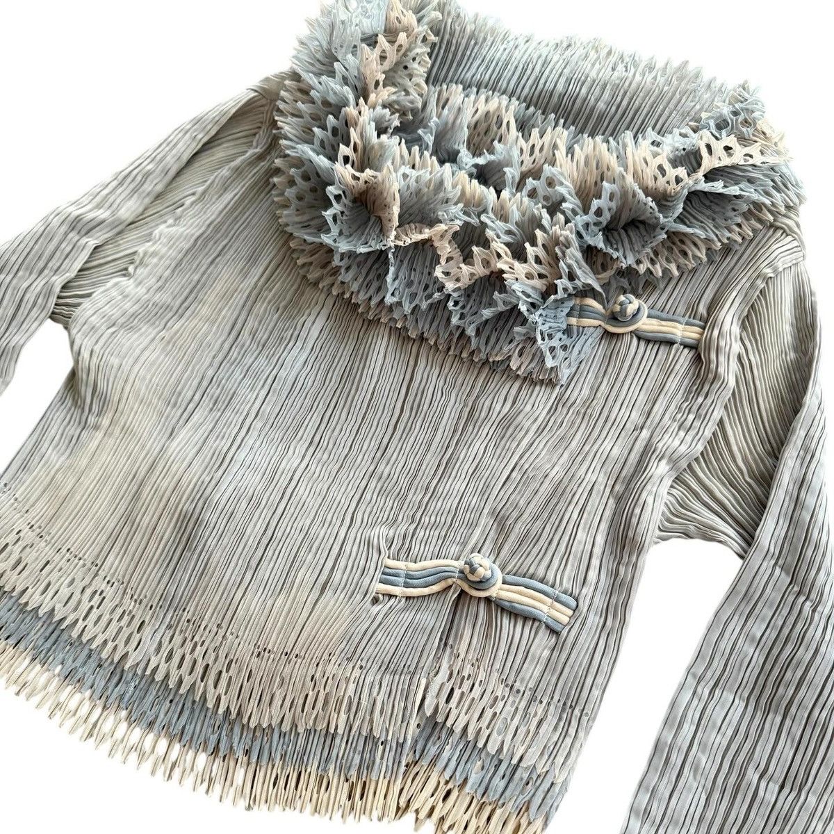 Issey Miyake RARE Issey Miyake Fete pleated blouse Size ONE SIZE - 2 Thumbnail