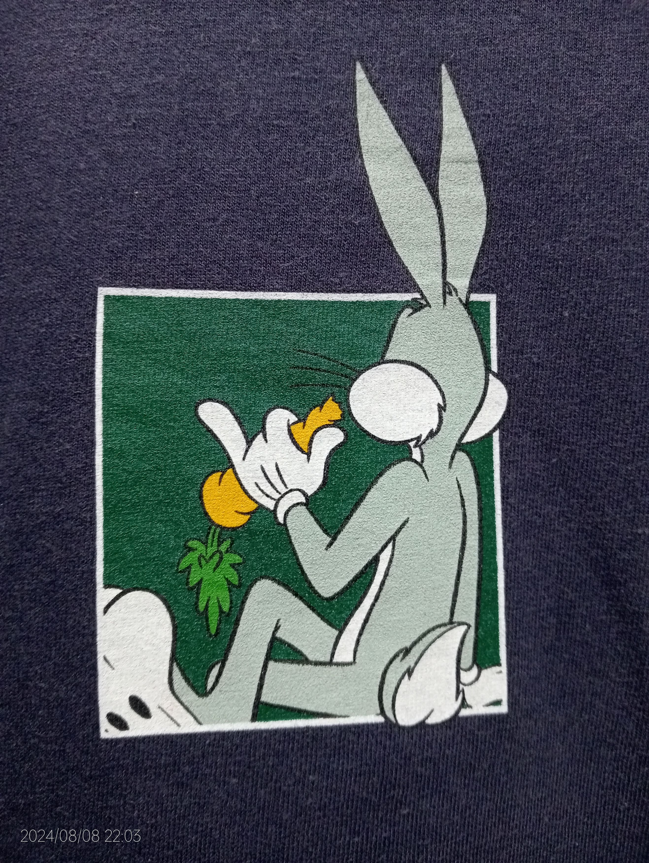 Warner Bros Vintage '90s Warner Bros Studio Store Bugs Bunny Tee USA Size US S / EU 44-46 / 1 - 6 Thumbnail