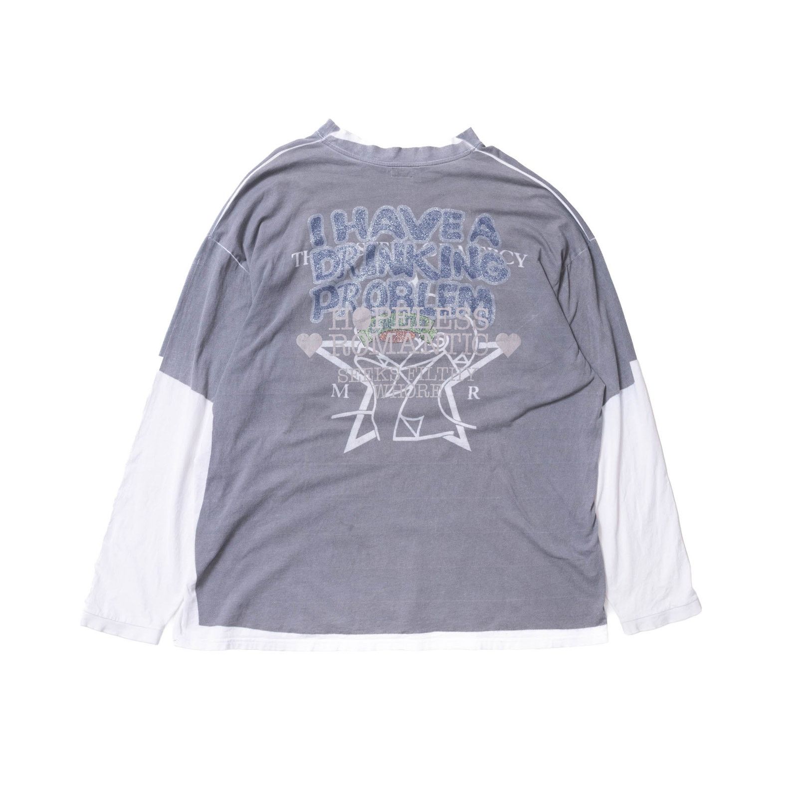 Vetements Vetements FW18 Tromp L’oeil Double Sided Drinking LS Tee Size US L / EU 52-54 / 3 - 2 Thumbnail