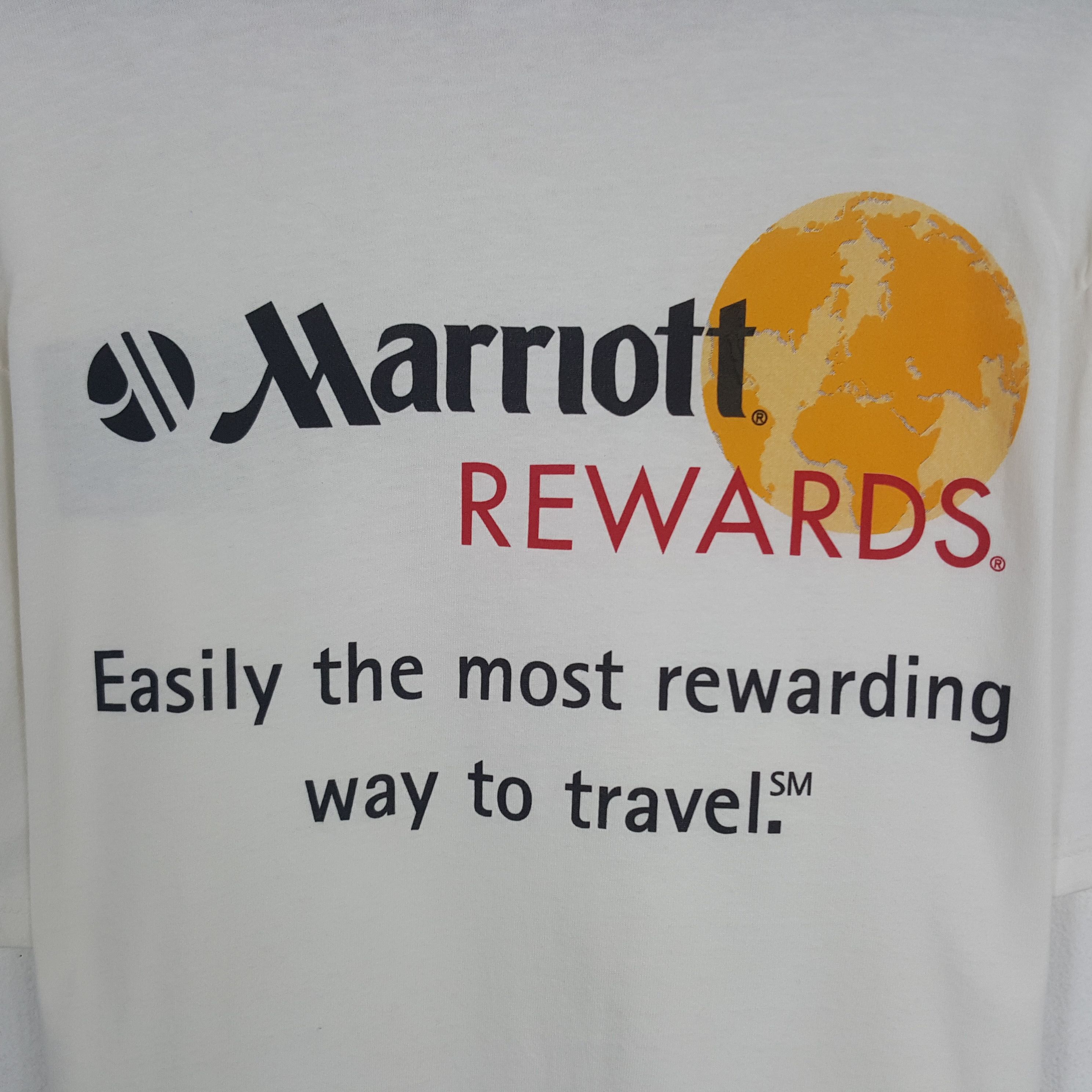 Vintage Vintage Marriott Rewards Tshirt Size US XL / EU 56 / 4 - 2 Thumbnail