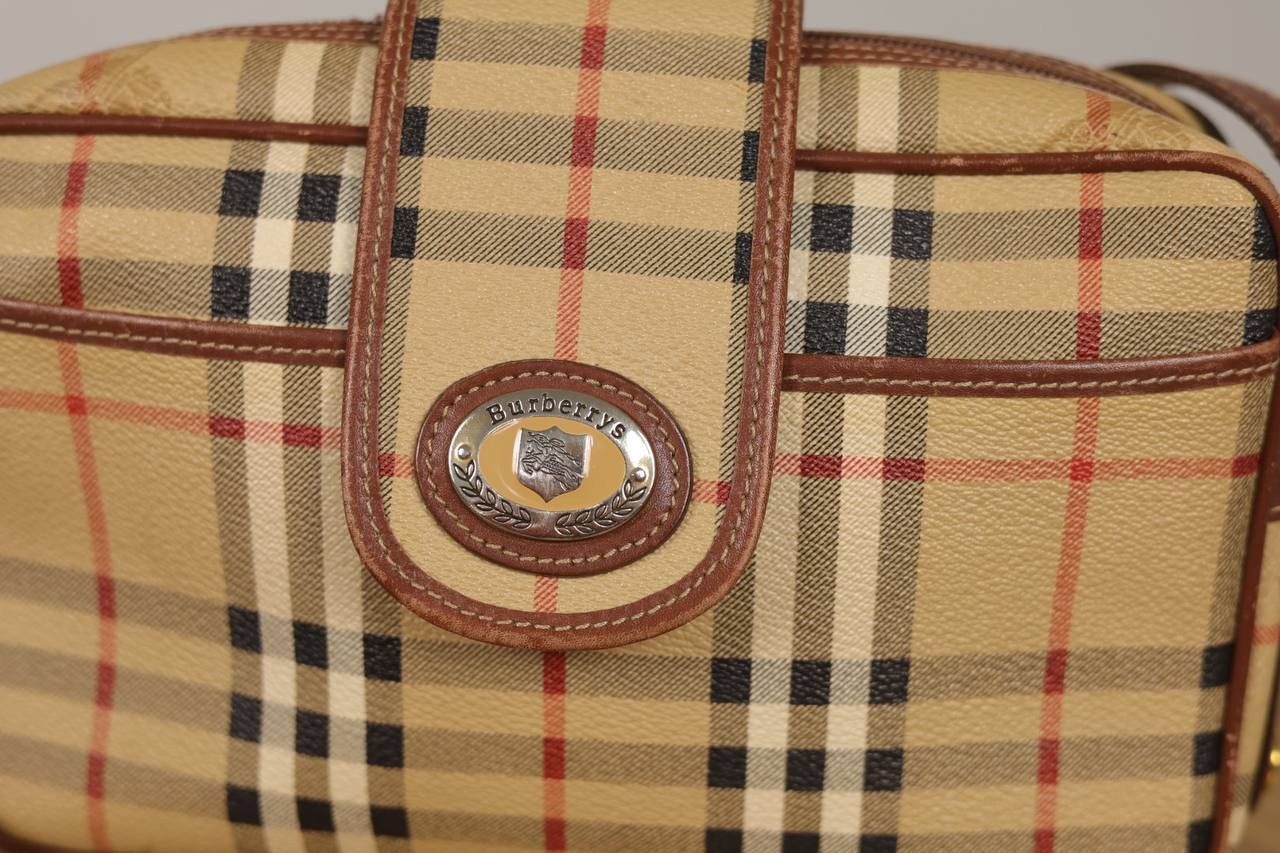 Burberry × Vintage Vintage Burberrys Monogram Leather Shoulder Bag Size ONE SIZE - 3 Thumbnail