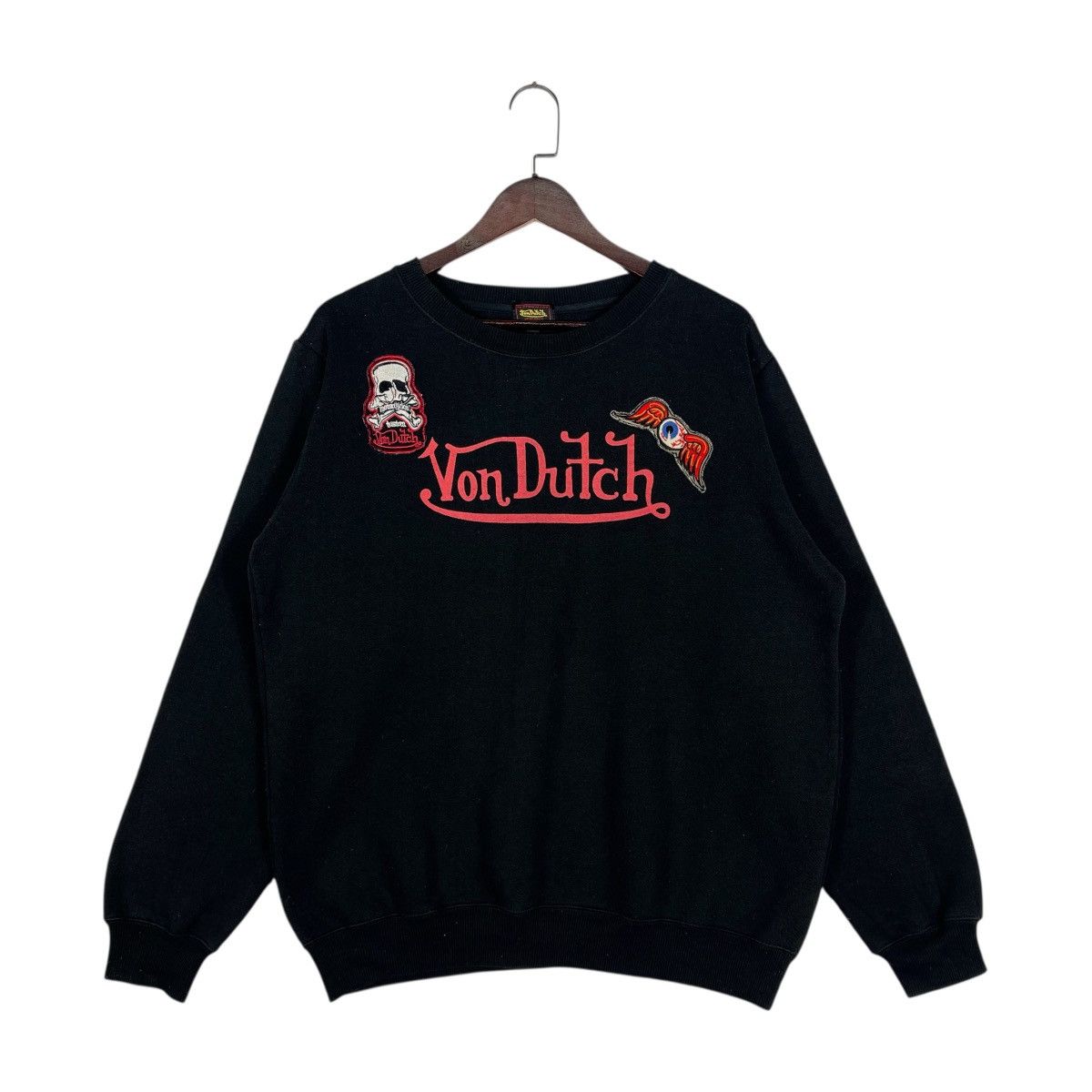 Von Dutch Vintage Von Dutch Sweatshirt Black Large Size US L / EU 52-54 / 3 - 1 Thumbnail