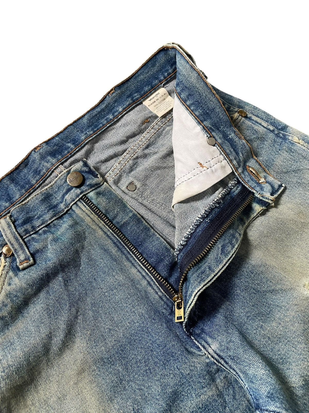 Vintage Vintage Wrangler Bluebell 60s Straight Fit Jeans Size US 32 / EU 48 - 9 Thumbnail
