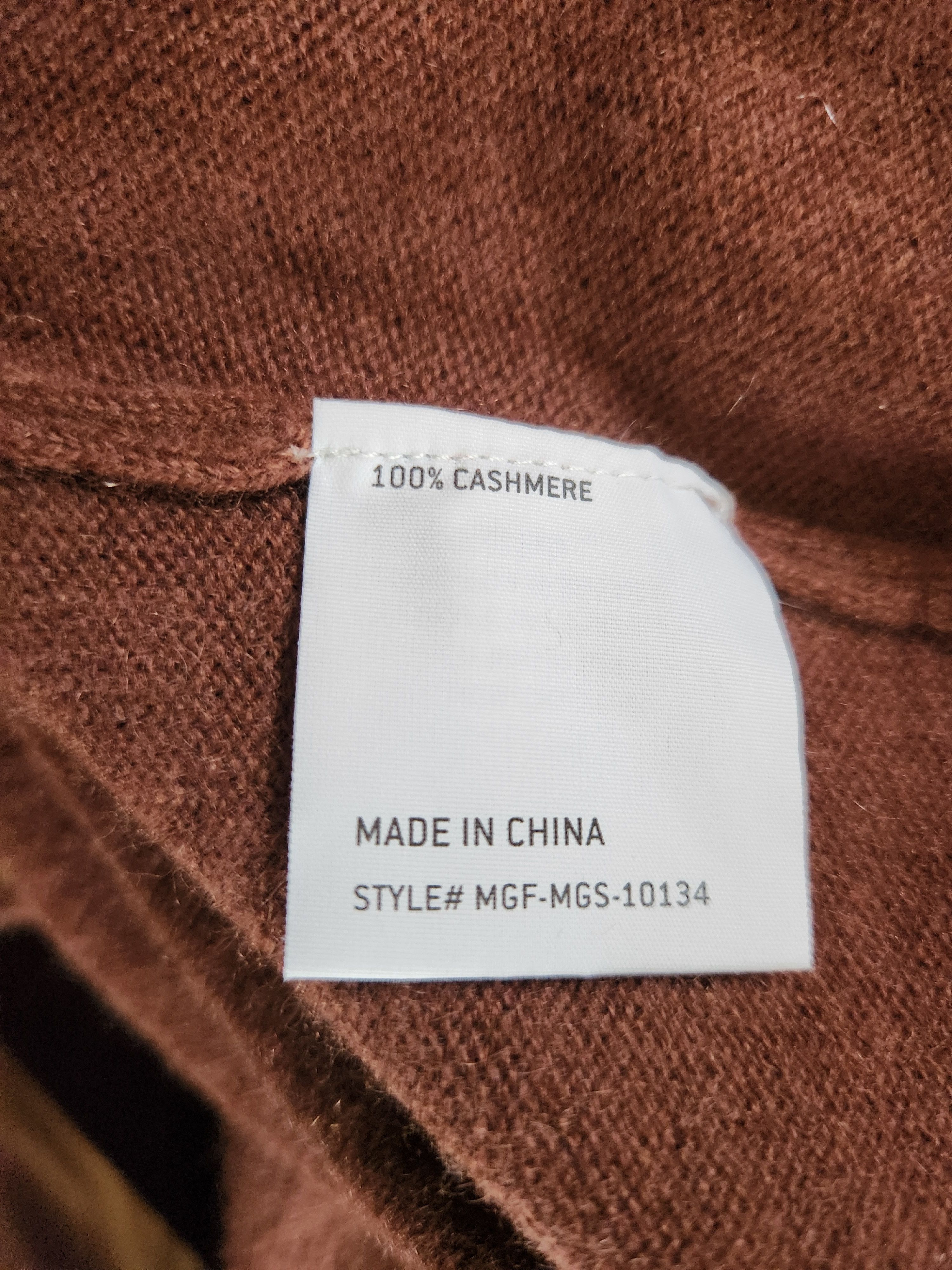 Other NWOT The Commons Cashmere V-Neck Collared Brown Pullover Size US XXL / EU 58 / 5 - 4 Thumbnail