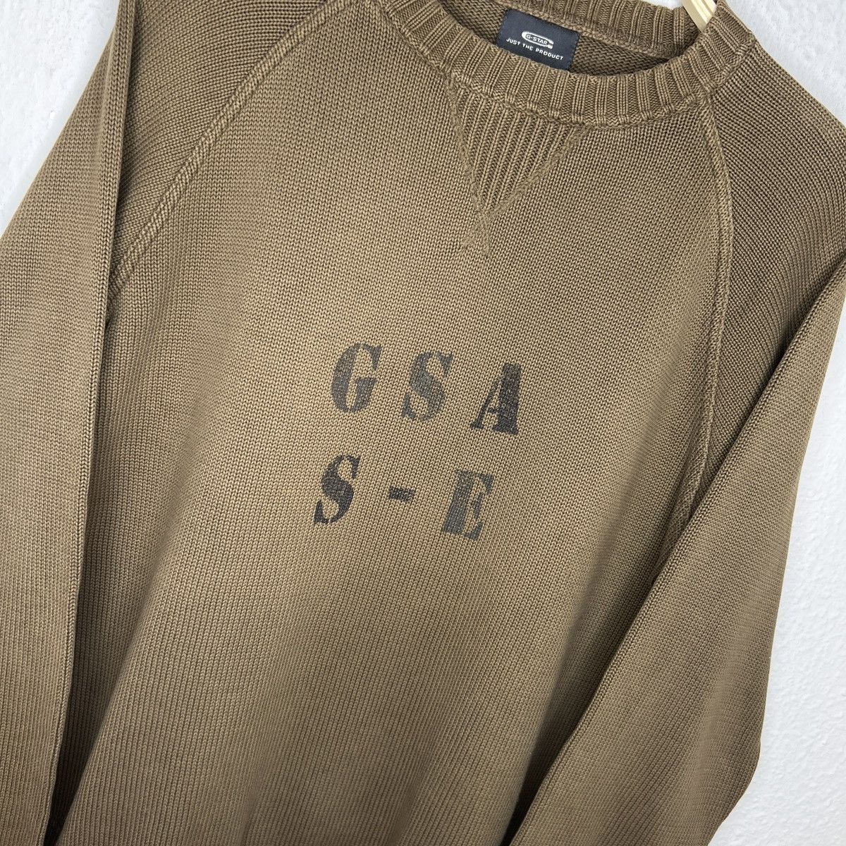 G-Star Vintage G-Star Raw Utility Sweater Jumper Heavy Knit Brown Size US M / EU 48-50 / 2 - 4 Thumbnail
