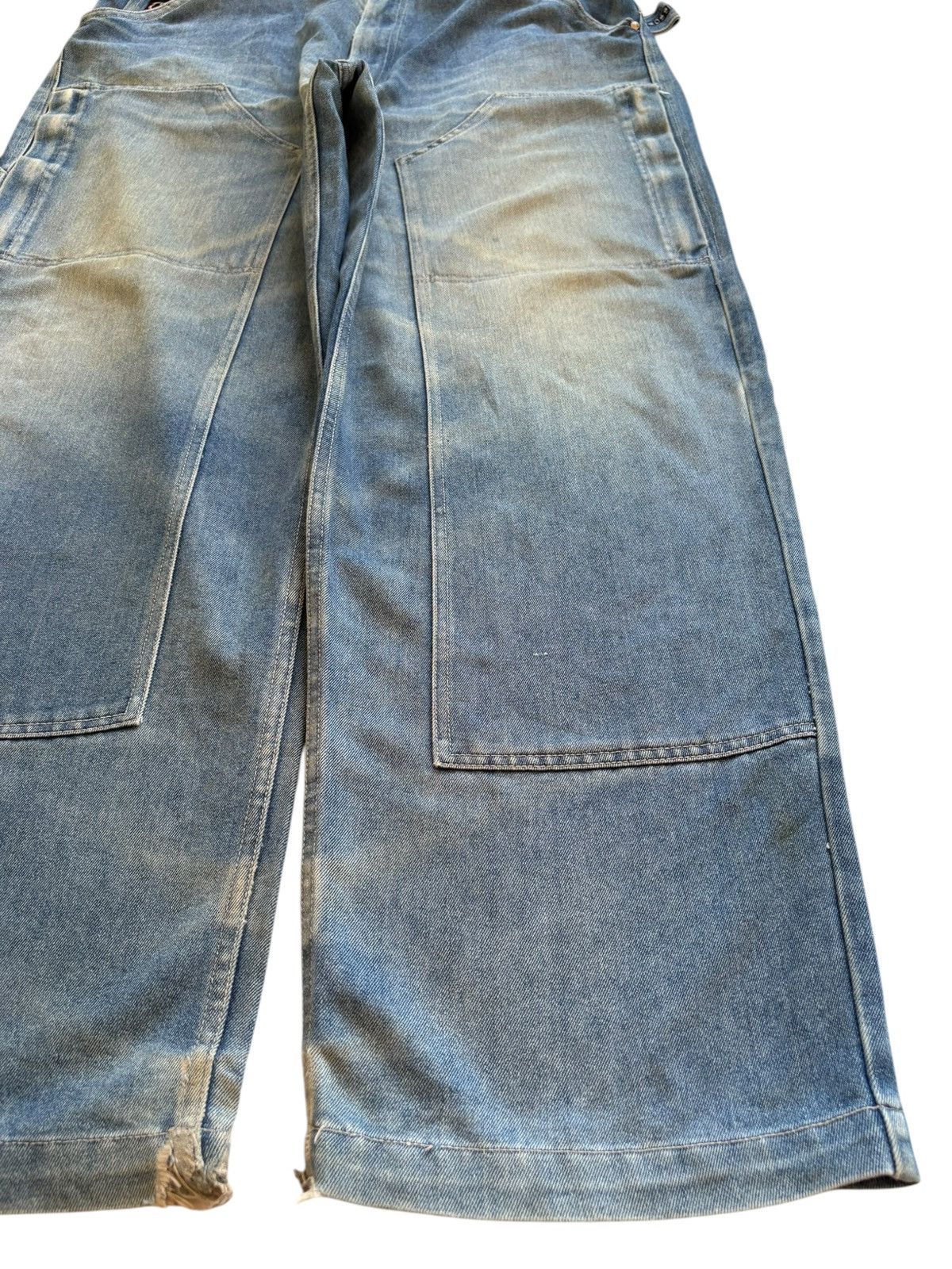 Japanese Brand Vintage Japanese Brand Tactical Distress Baggy Jean Size US 35 - 7 Thumbnail
