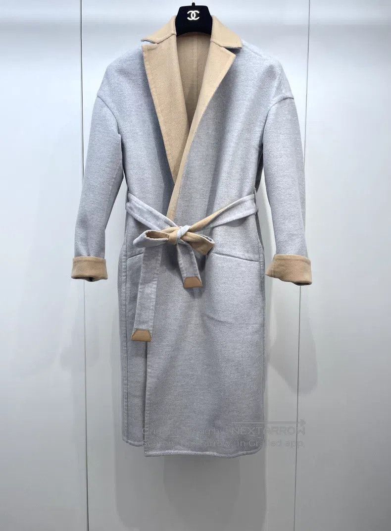 Loro Piana Loro Piana Two-Sided Wear Belted Coat Size S / US 4 / IT 40 - 3 Thumbnail