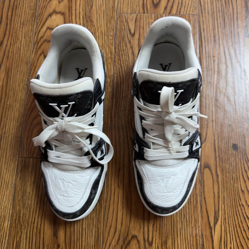 Louis Vuitton Louis Vuitton Panda Print Low Top Trainers -2508 Size US 7.5 / EU 40-41 - 2 Thumbnail
