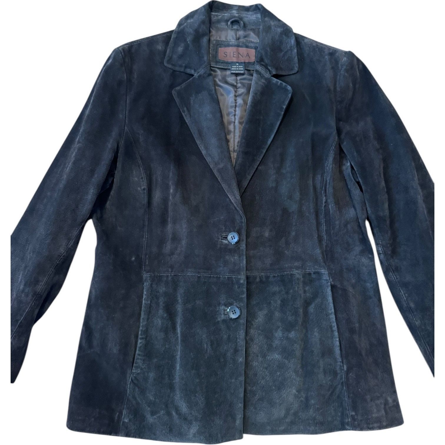 Vintage Vintage Siena chocolate suede jacket two button closing L Size L / US 10 / IT 46 - 6 Thumbnail