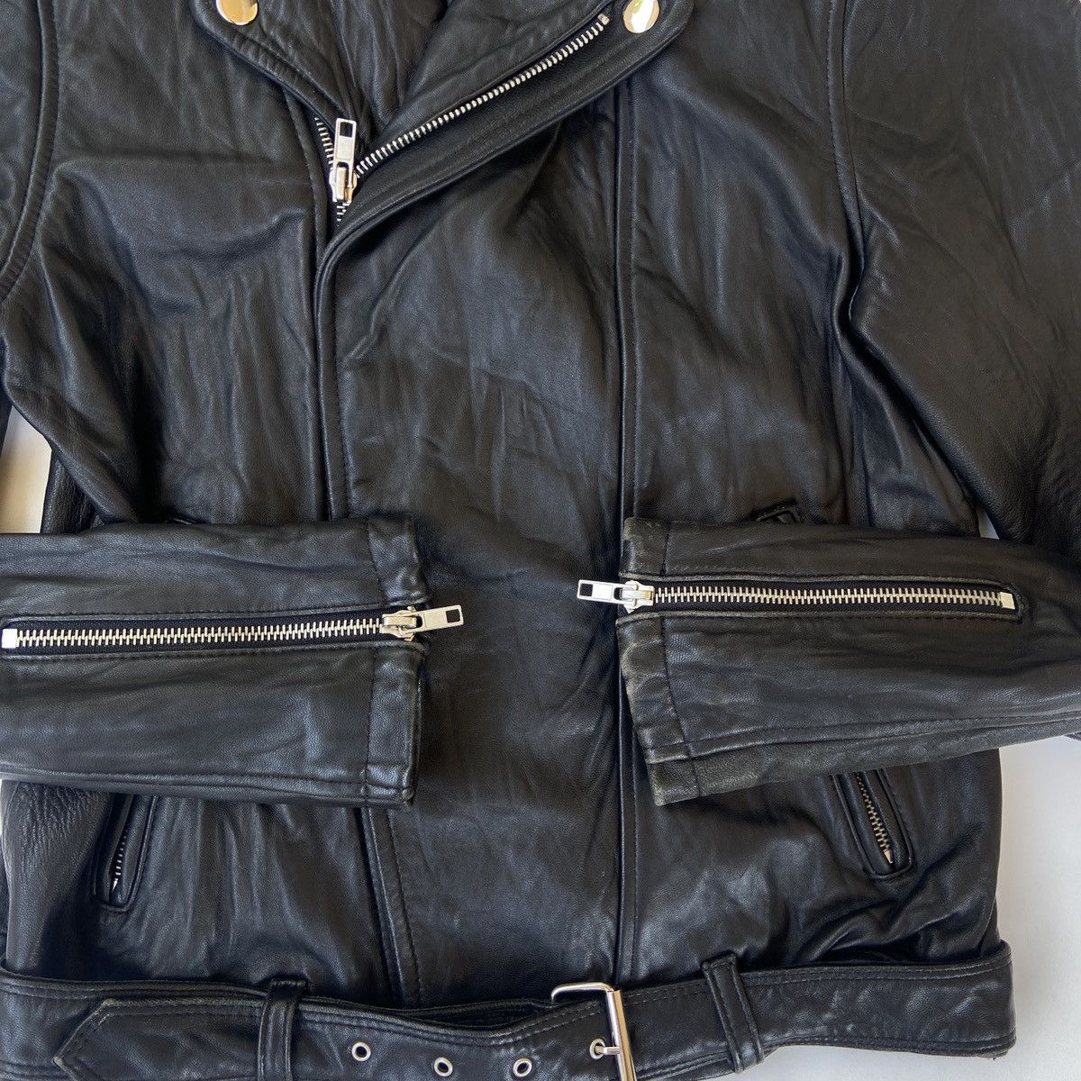 Other Toga Pulla Toga Archives Biker Leather Jacket Size XL / US 12-14 / IT 48-50 - 14 Thumbnail