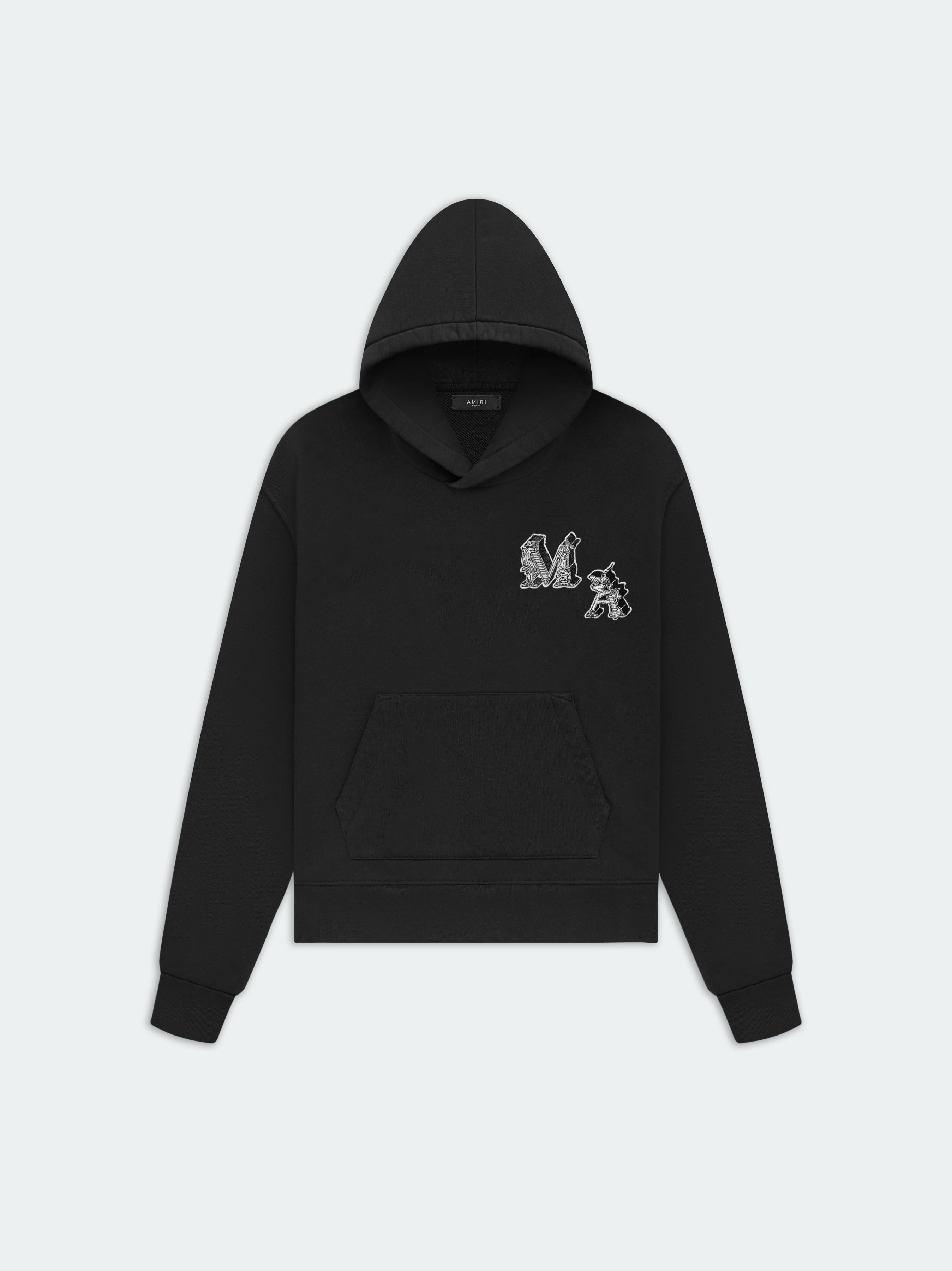 Amiri o1s1wg110425 Angel Hoodie in Black Size US S / EU 44-46 / 1 - 2 Thumbnail