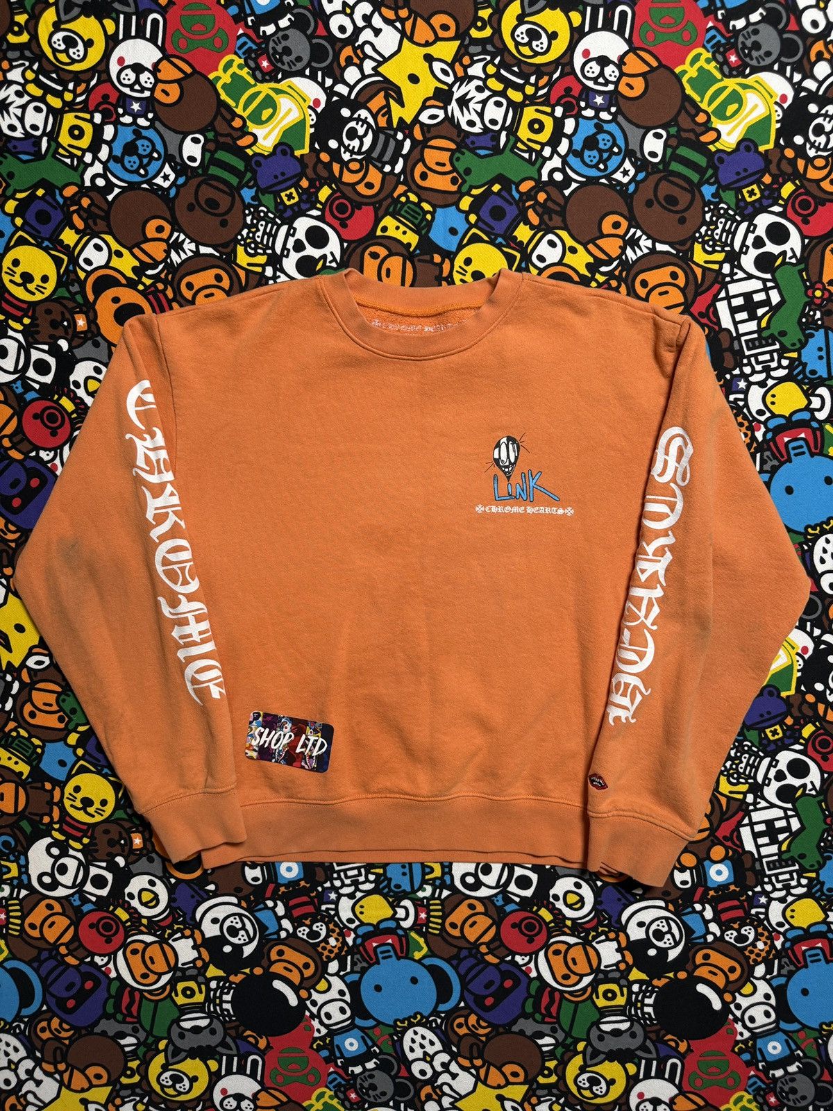 Chrome Hearts Chrome Hearts Orange Matty Boy Build Logo Pullover Sweater Size US M / EU 48-50 / 2 - 2 Thumbnail