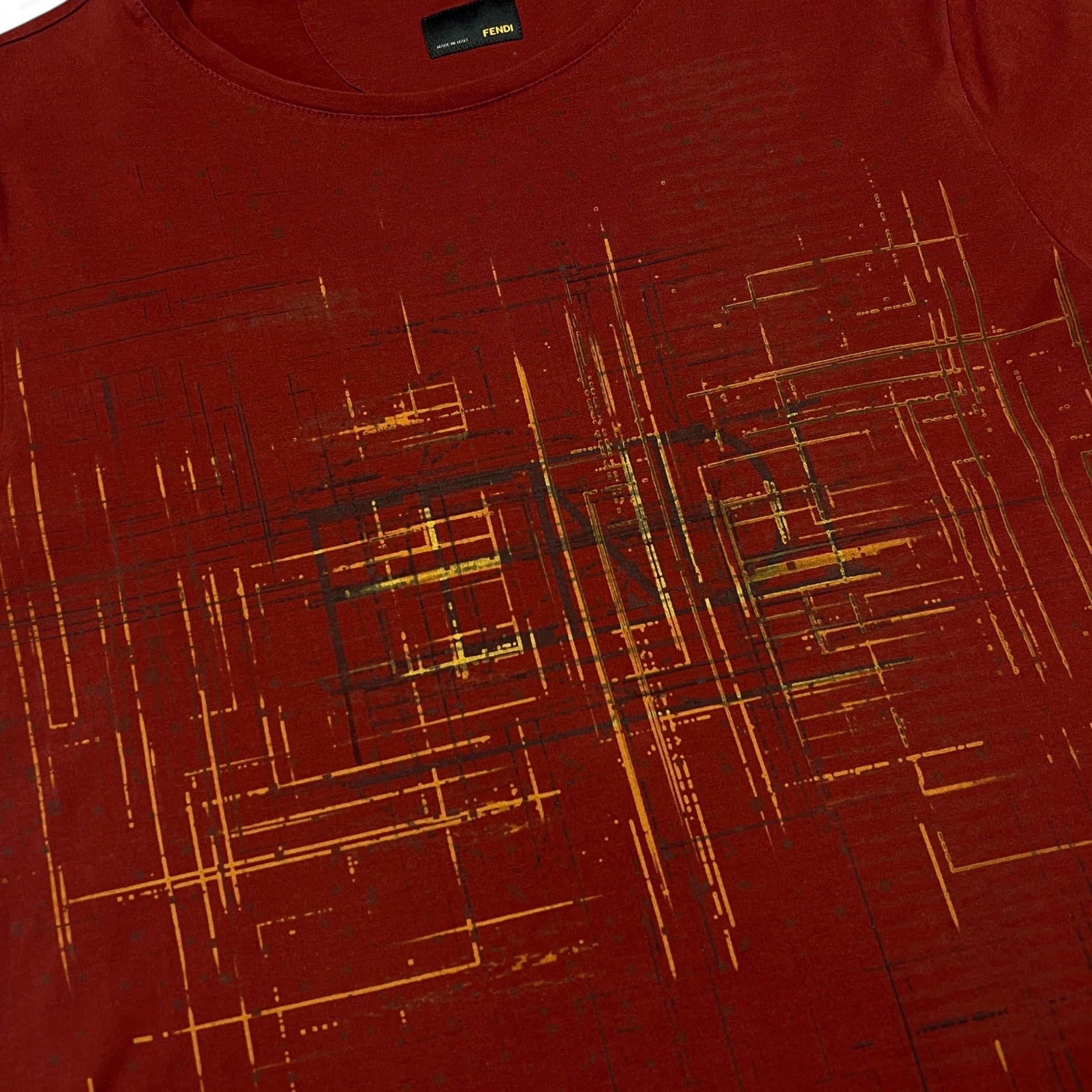 Fendi Fendi Logo T-Shirt Size US L / EU 52-54 / 3 - 3 Thumbnail