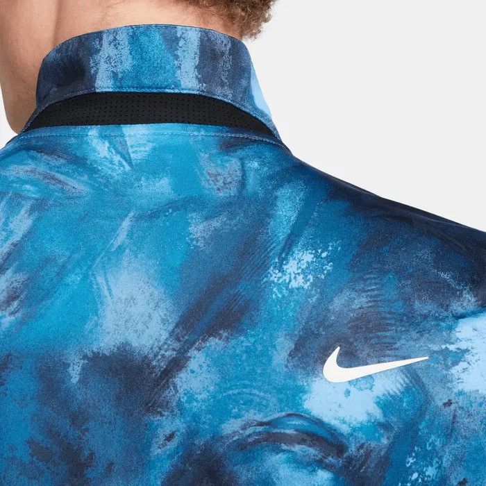 Nike Nike Golf Polo Shirt Dri-Fit Tour Blue Stretch Size US L / EU 52-54 / 3 - 3 Thumbnail