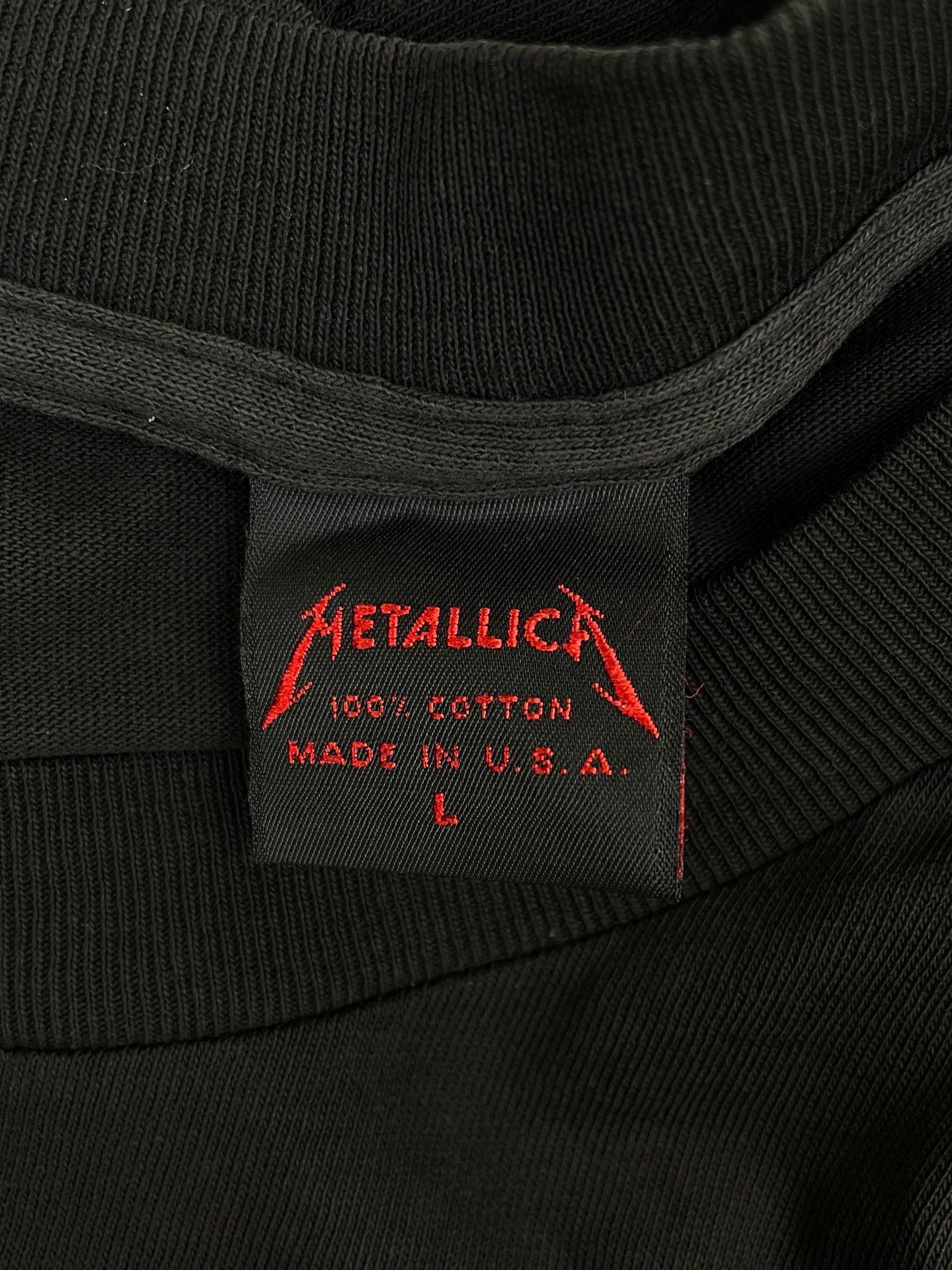 Metallica Metallica Stick Figure Black Short Sleeve Tee L Size US L / EU 52-54 / 3 - 3 Thumbnail