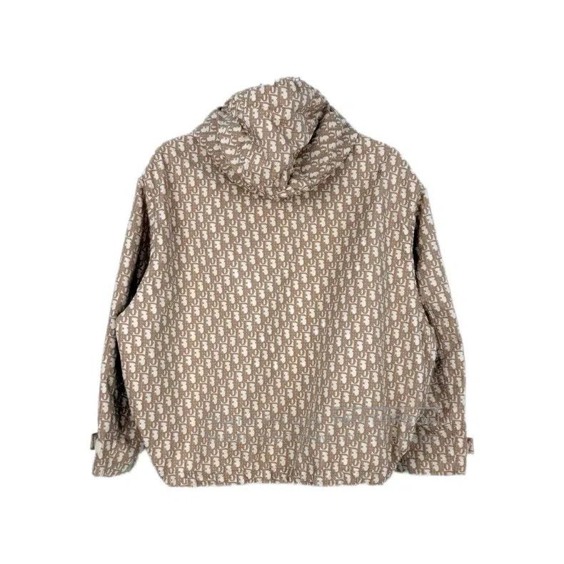 Dior Dior Brown and pink full logo embroidered bee zipper hoodi Size XS / US 0-2 / IT 36-38 - 2 Thumbnail