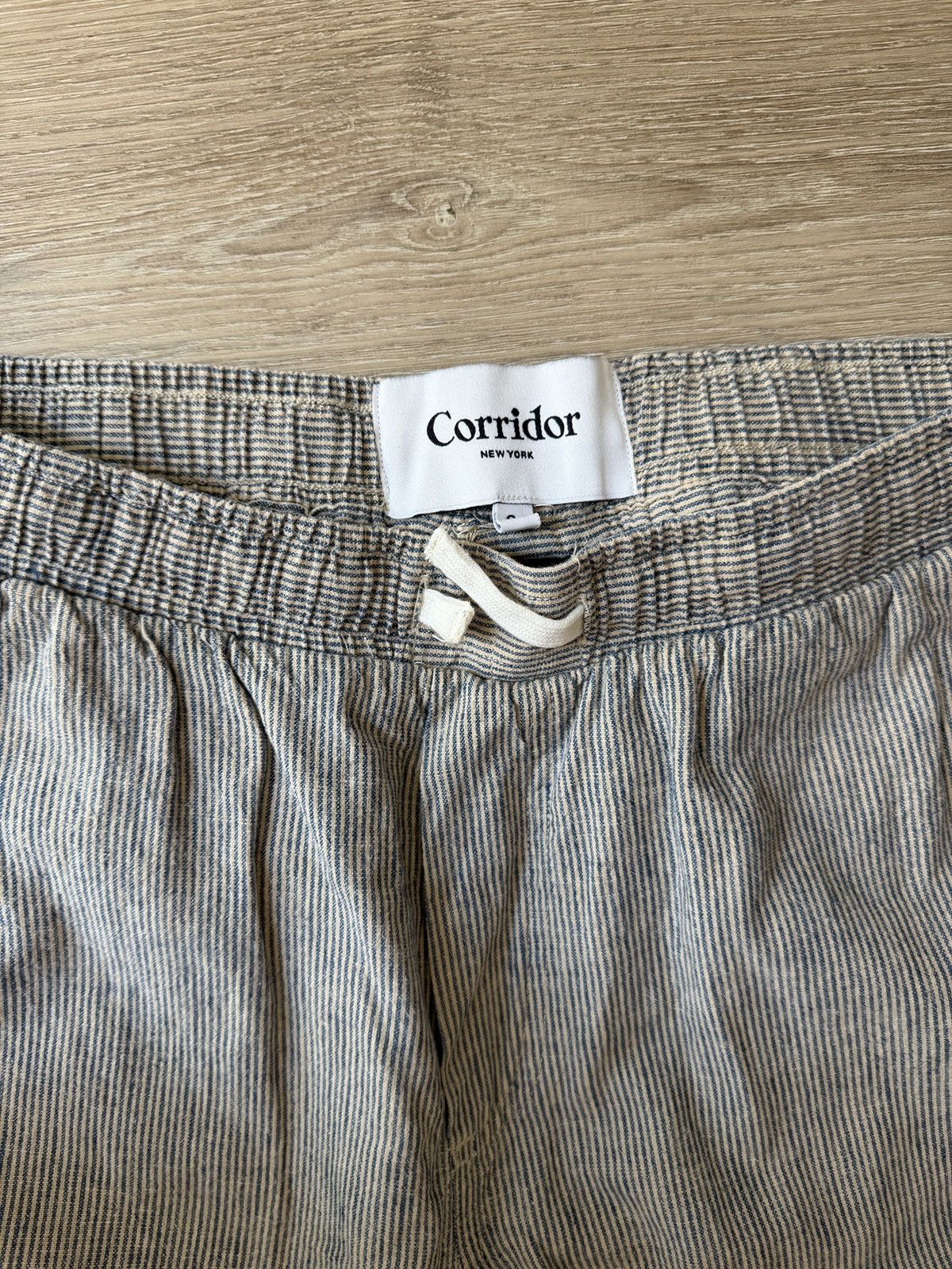 Corridor Corridor Linen/Cotton Striped Pants Size US 30 / EU 46 - 2 Thumbnail