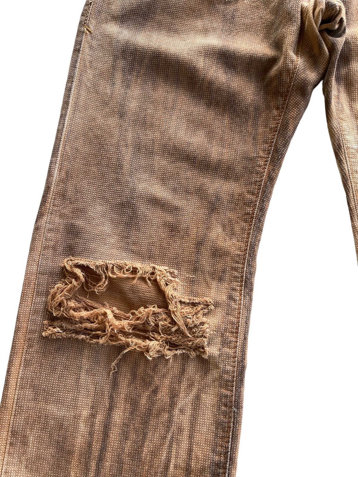 Japanese Brand Vintage Japanese Blueway Distressed Mudd Denim Size US 31 - 8 Thumbnail