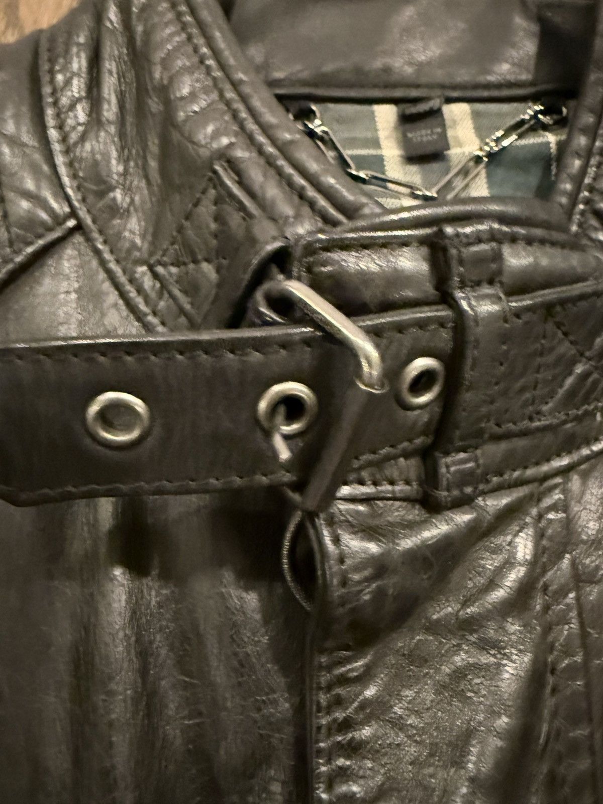 Belstaff Belstaff made in Italy 2015 leather biker jacket Size US L / EU 52-54 / 3 - 4 Thumbnail