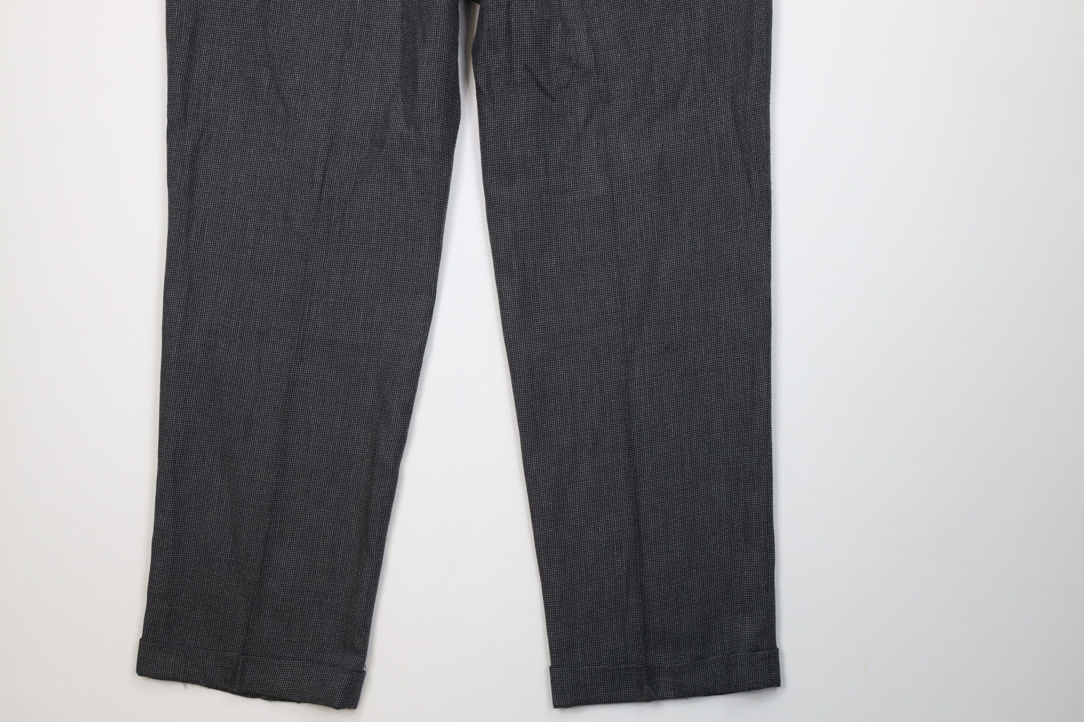 Vintage Vintage 90s Streetwear Knit Wide Leg Chino Pants Gray USA Size US 40 / EU 56 - 13 Thumbnail