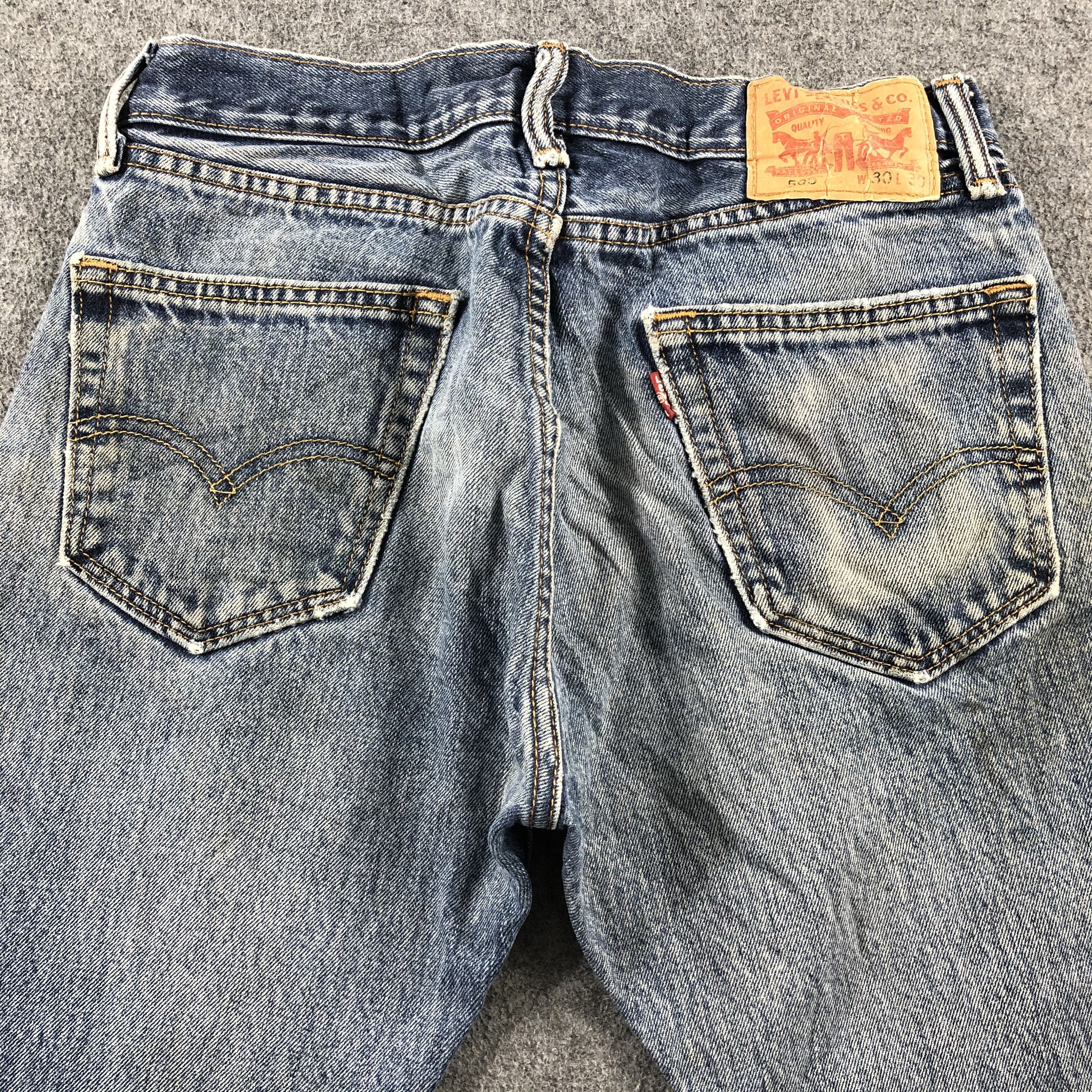 Levi's Vintage Blue Wash Levis 505 Jeans-J2564 Size US 29 - 4 Thumbnail