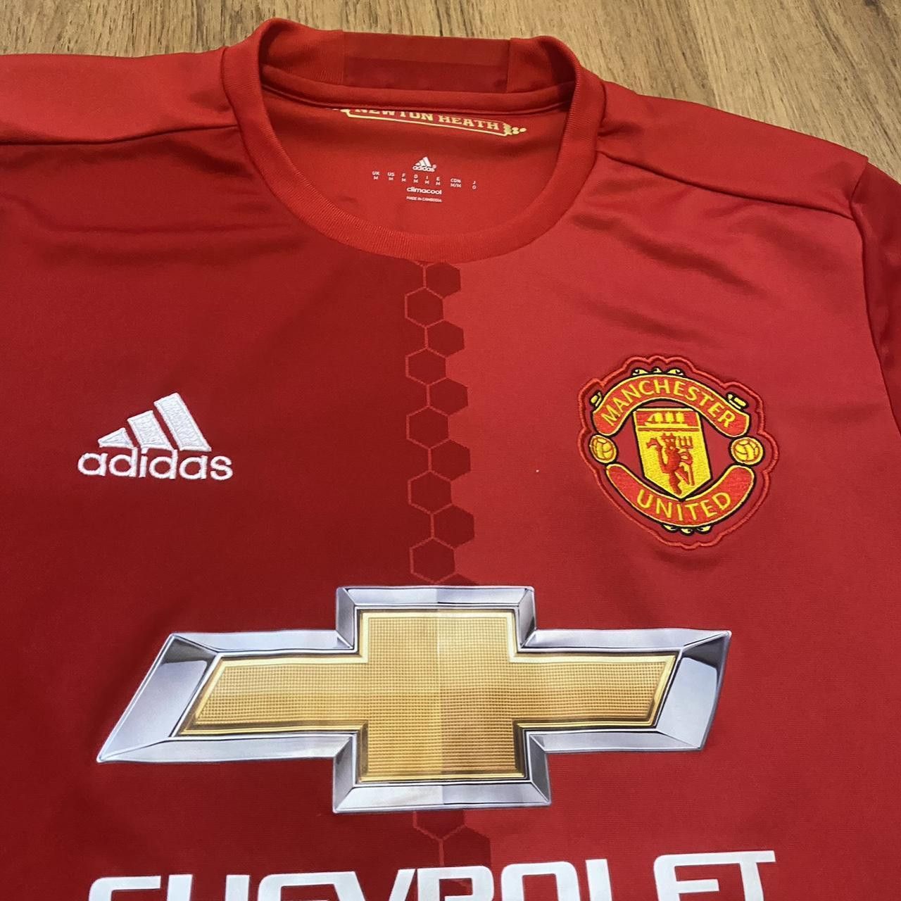 Adidas 2016-17 *6 Pogba Manchester United Home Adidas Football Size US M / EU 48-50 / 2 - 4 Thumbnail