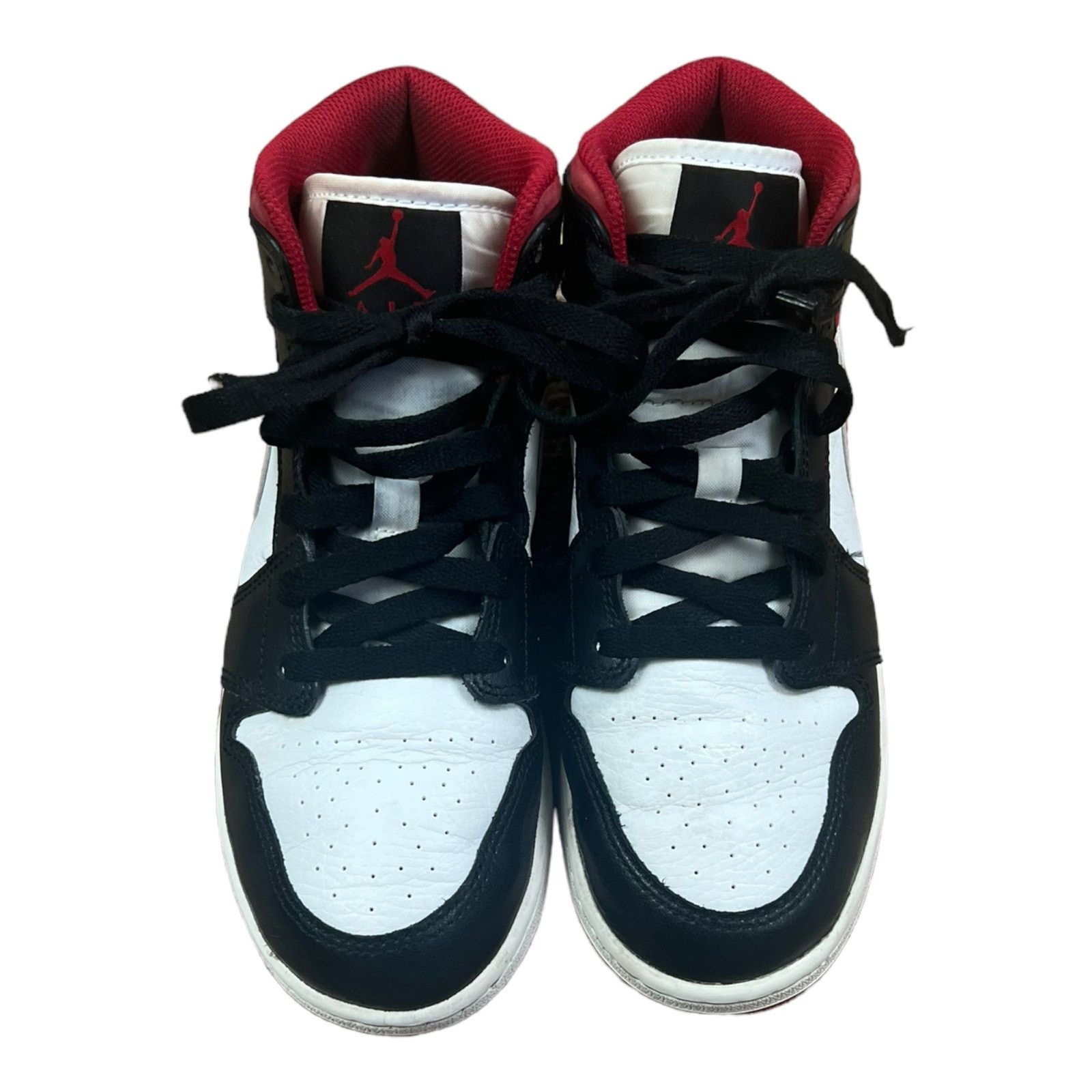 Jordan Brand Nike | Air Jordan 1 Retro Mid GS Black Gym Red | 5.5 Youth Size US 7 / IT 37 - 12 Thumbnail