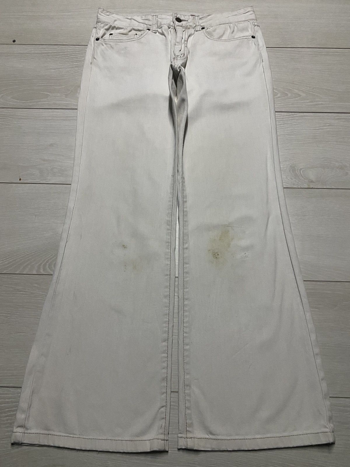 Japanese Brand Vintage Japanese Brand Hushush Flare Soft Pants Size US 31 - 1 Thumbnail