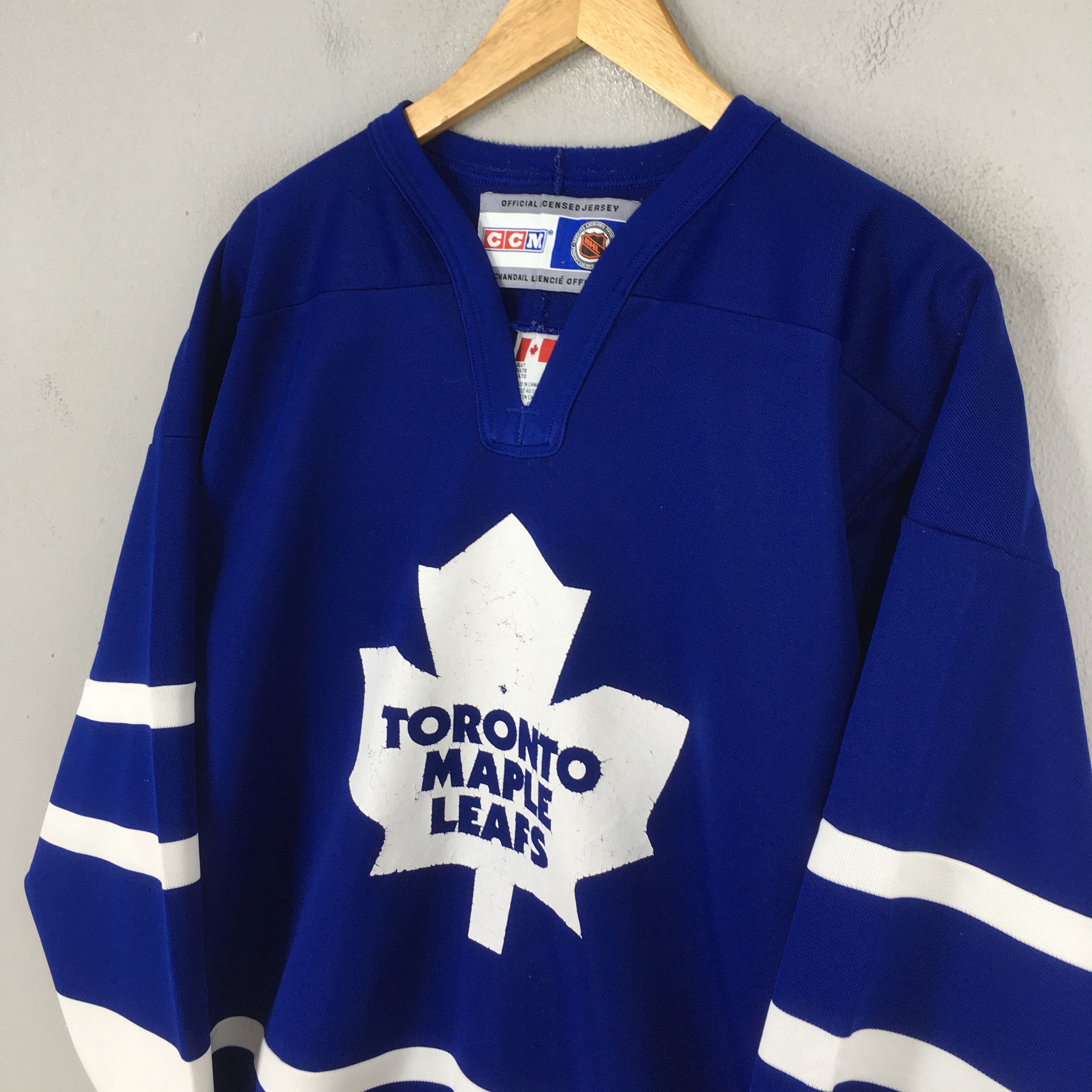 NHL Vintage 90s Toronto Maple Leafs Blue Jersey M Size US M / EU 48-50 / 2 - 3 Thumbnail