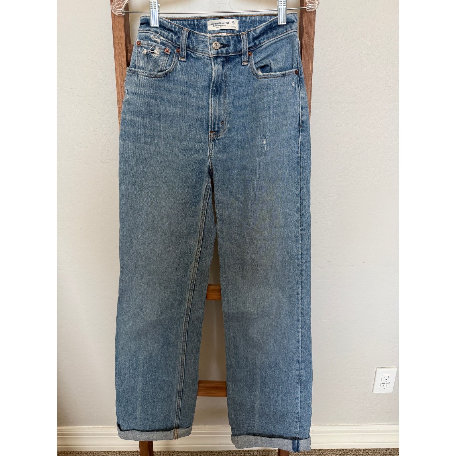 Abercrombie & Fitch Abercrombie & Fitch | High Rise 90s Relaxed Jean- 25/O Long Size 25" / US 0 / IT 36 - 1 Thumbnail