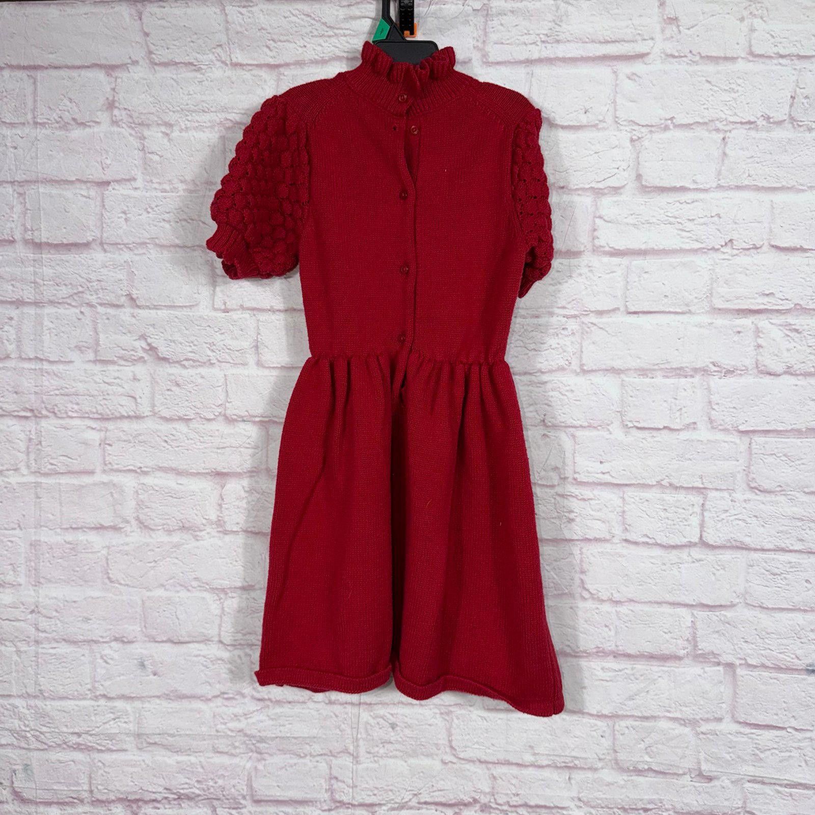 Other Janie & Jack Size 10 Red Sweater Dress Size ONE SIZE - 7 Thumbnail