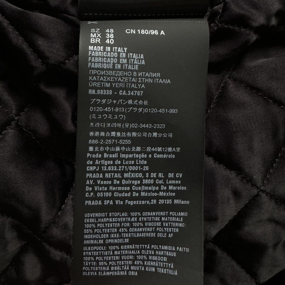 Prada × Raf Simons 1/1 Custom-Made SS22 Prada Re-Nylon Biker Jacket Size US M / EU 48-50 / 2 - 18 Thumbnail