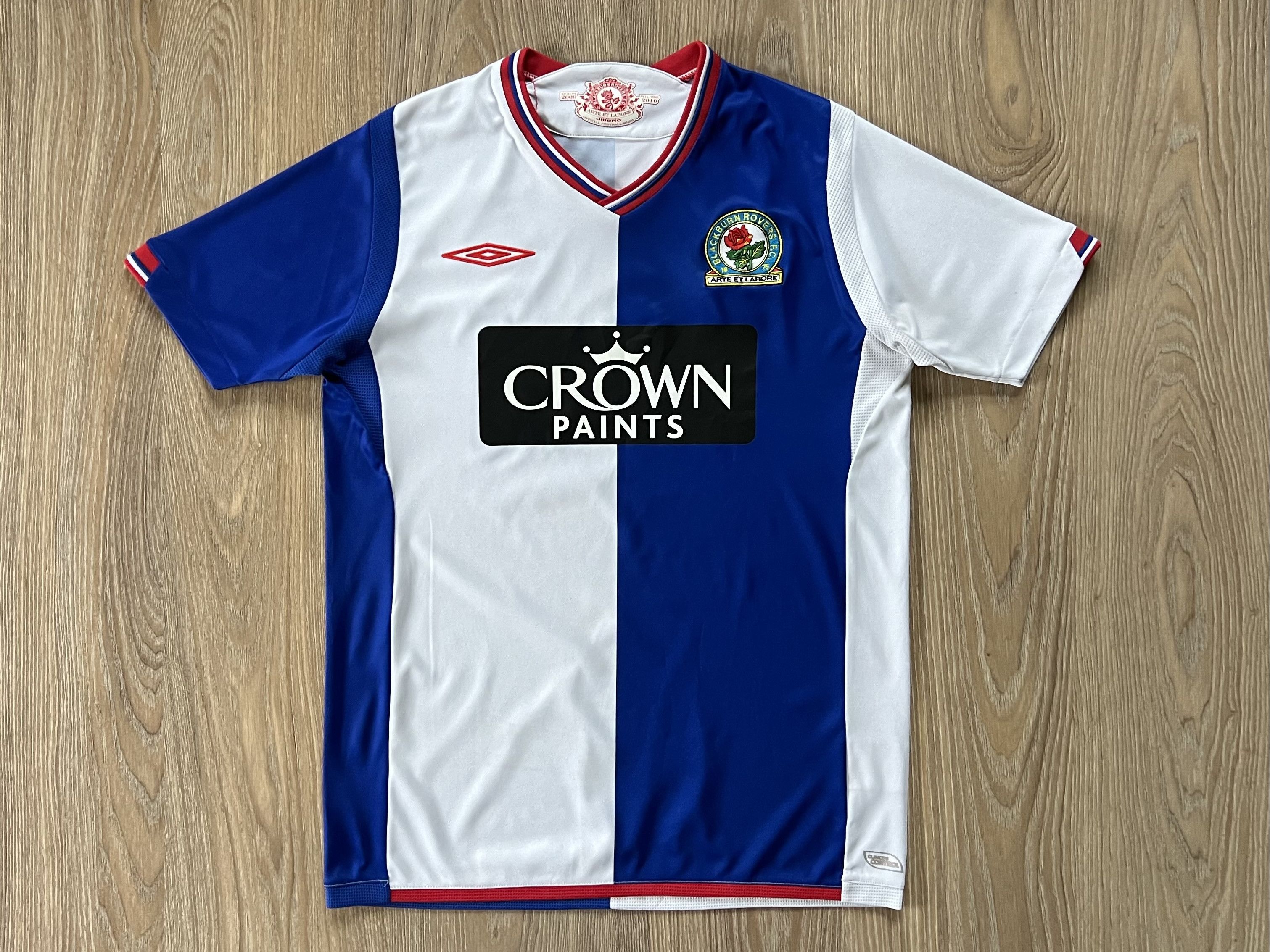 Umbro Vintage Umbro Blackburn Home Shirt 2009-2010 Size US M / EU 48-50 / 2 - 3 Thumbnail